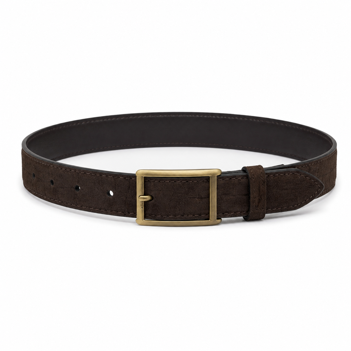 Athena Belt - Kahverengi Süet