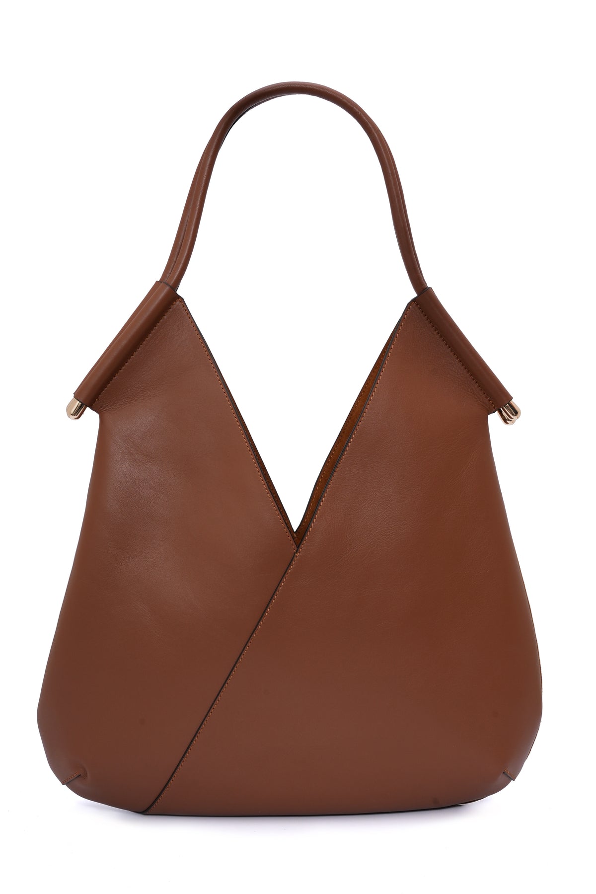 Katrina tan suede/leather shoulder bag