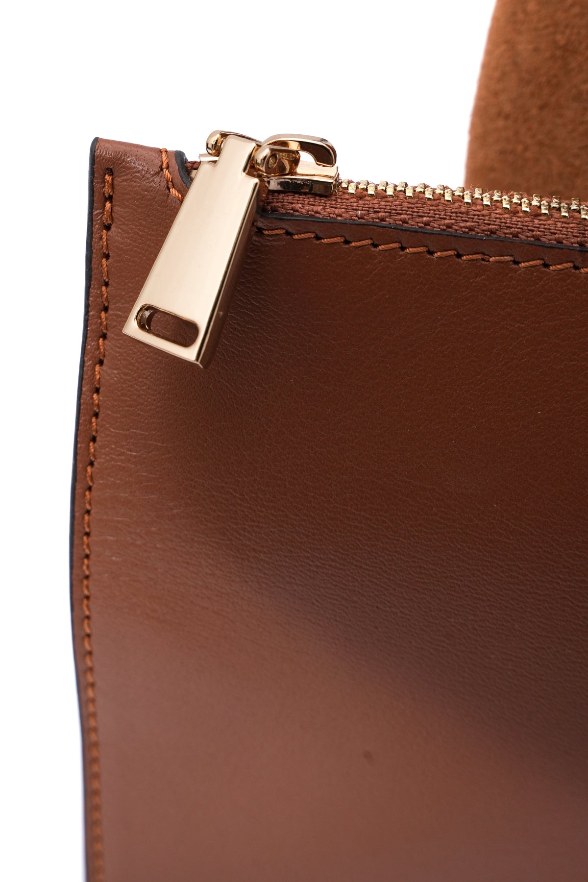 Katrina tan suede/leather shoulder bag