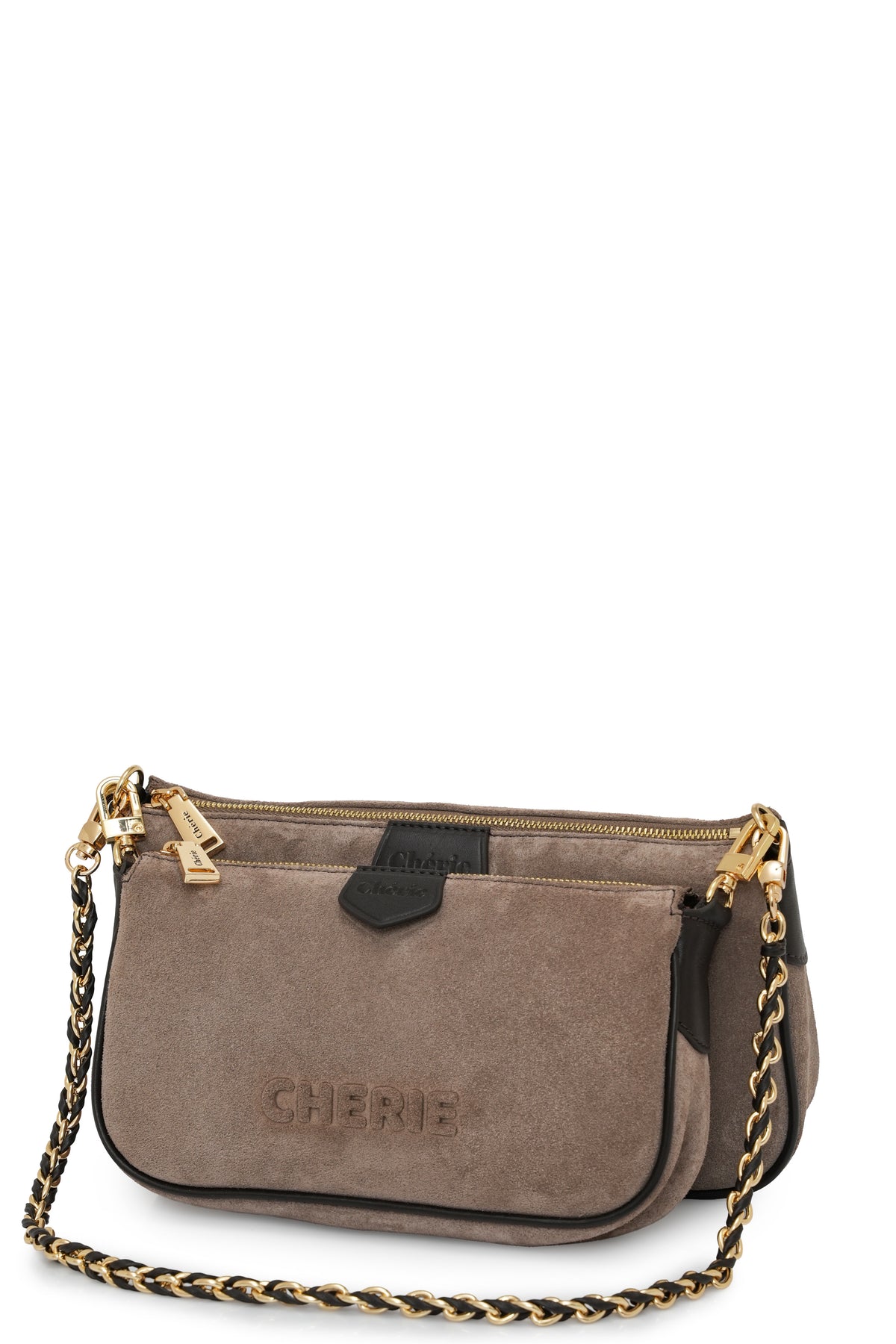 Lovita suede taupe/taupe