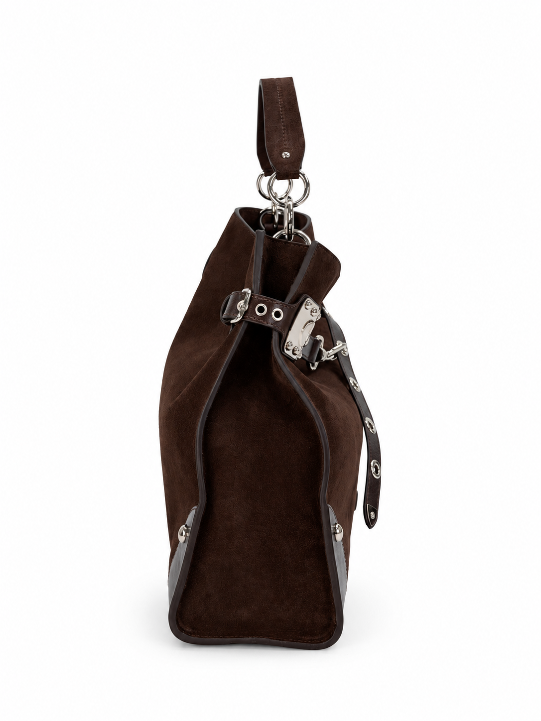 Trapper brown suede