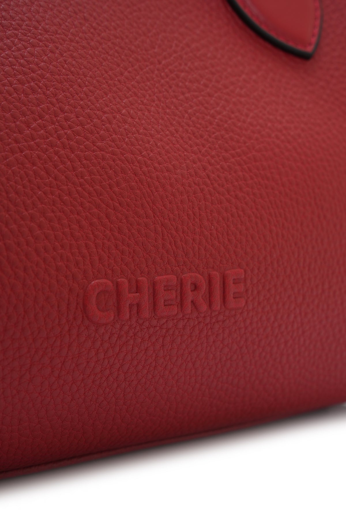 Rachel Red Leather