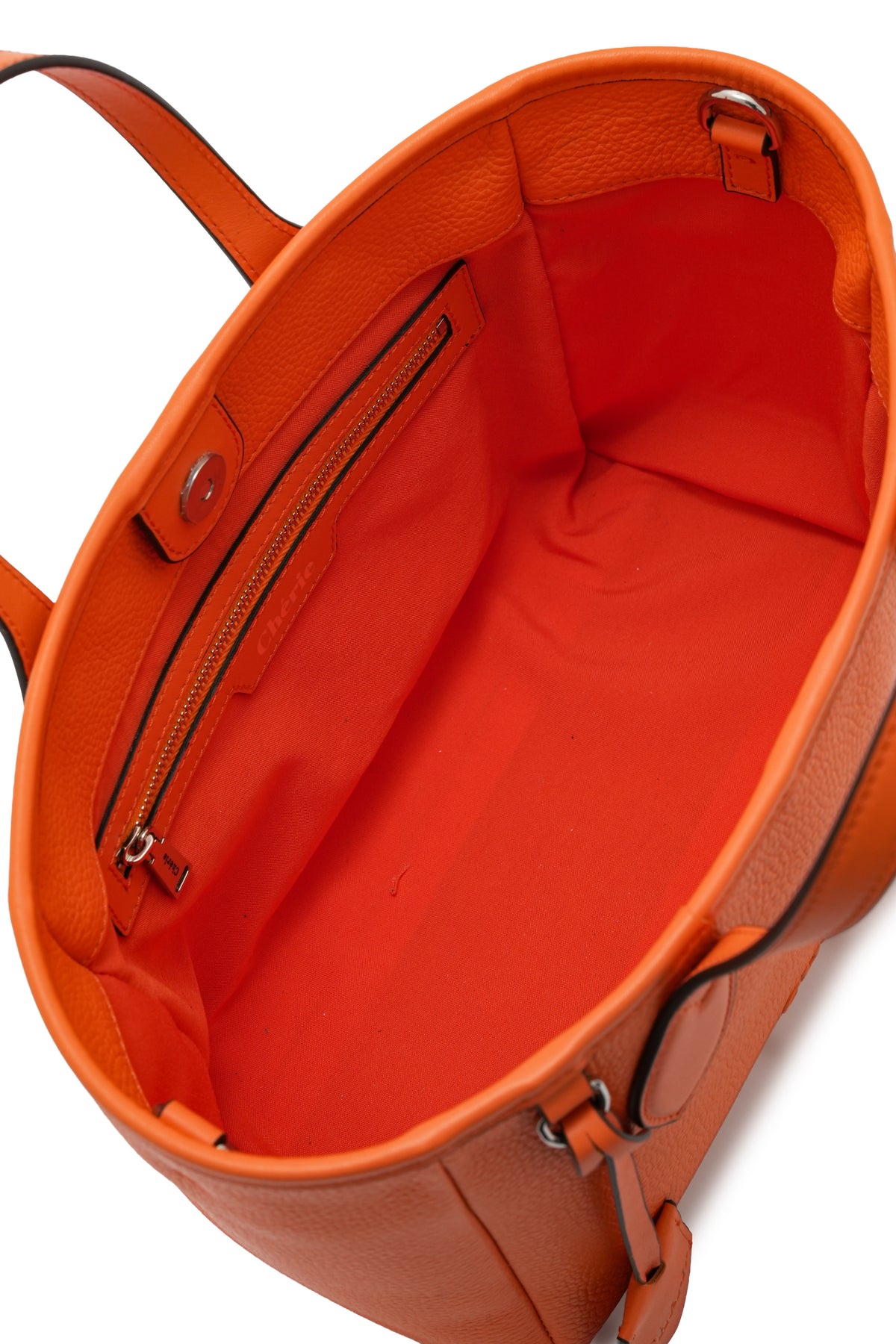 Rachel Orange Leather