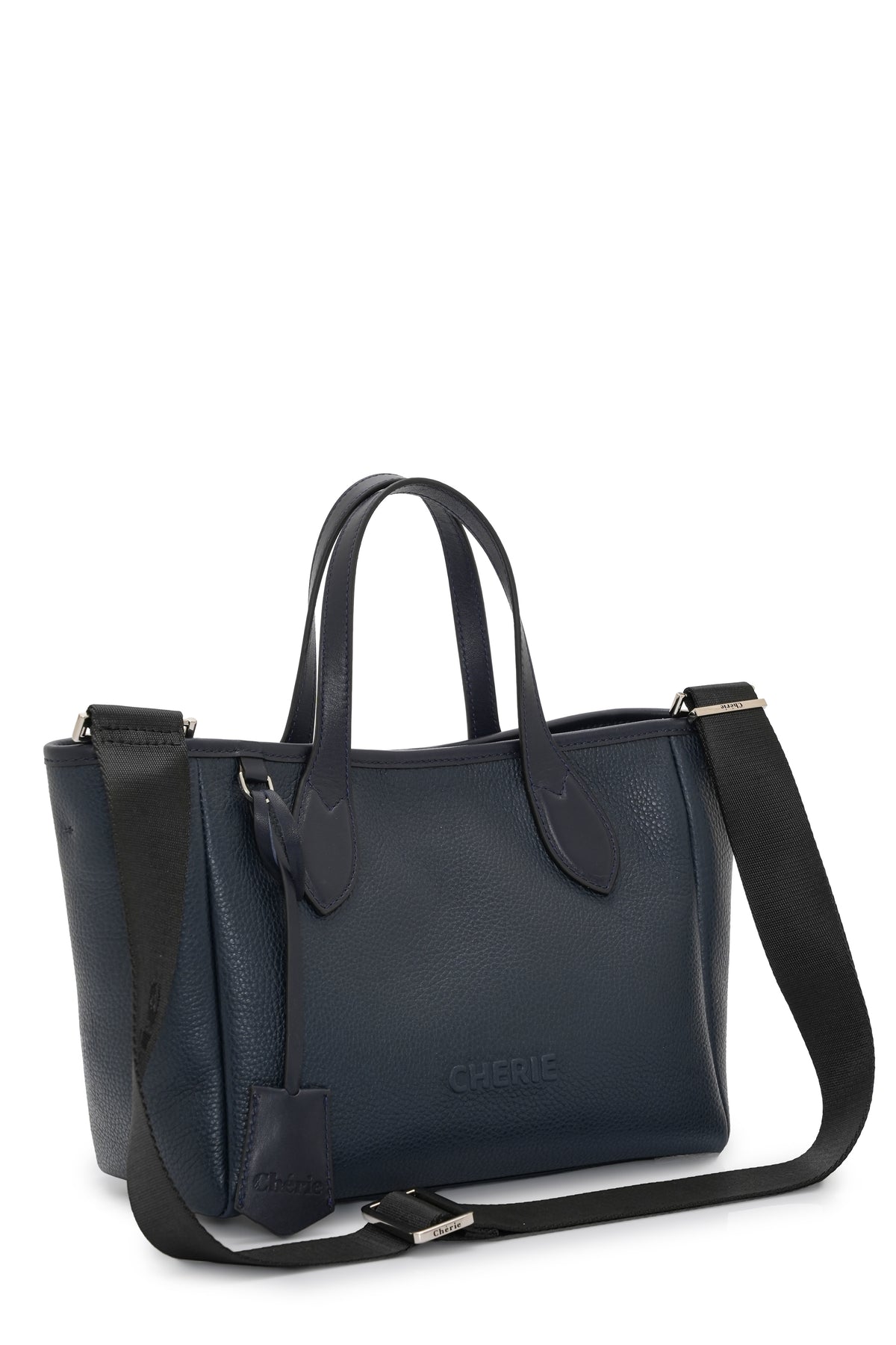 Rachel Navy Blue Leather