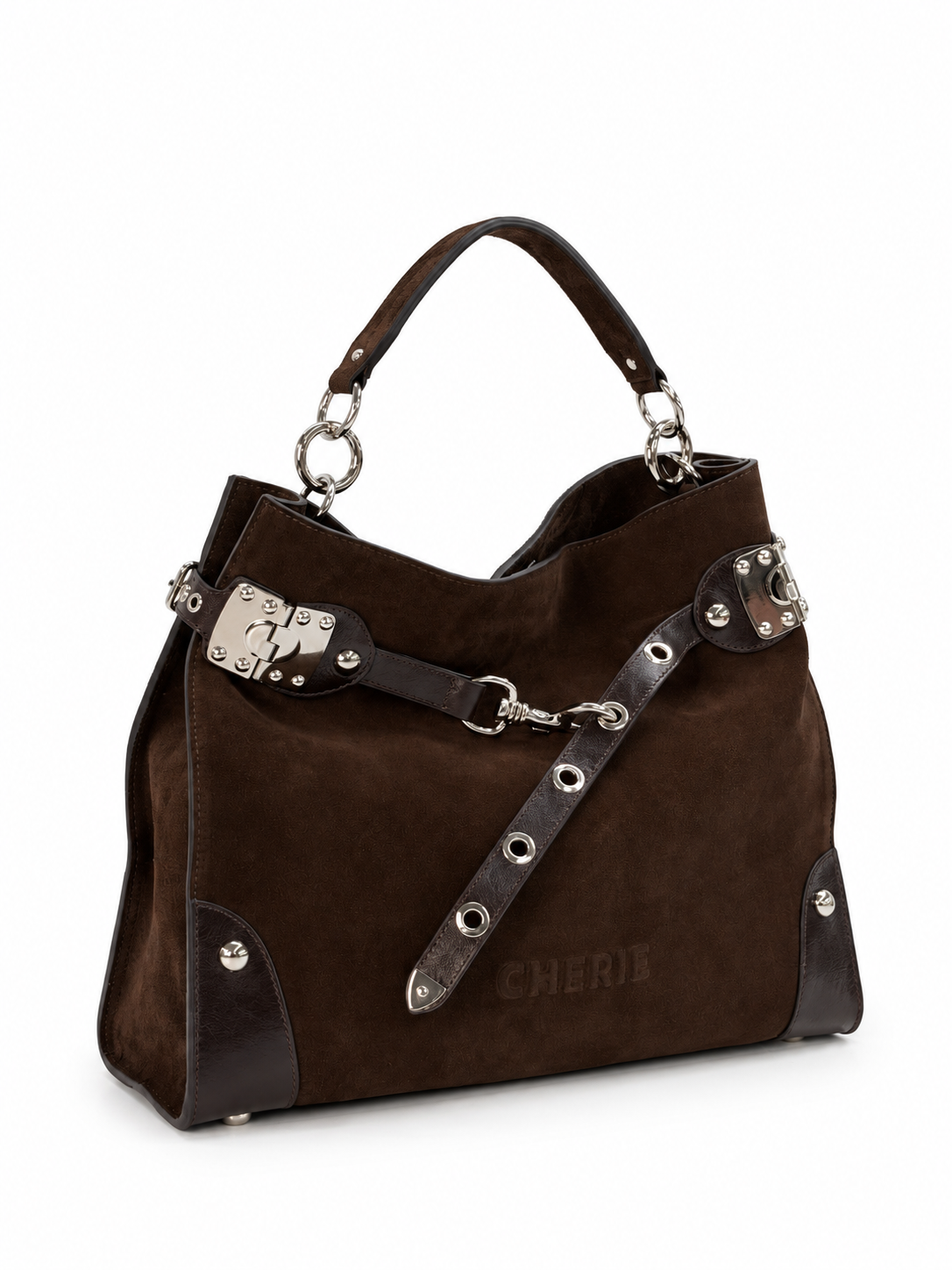 Trapper brown suede