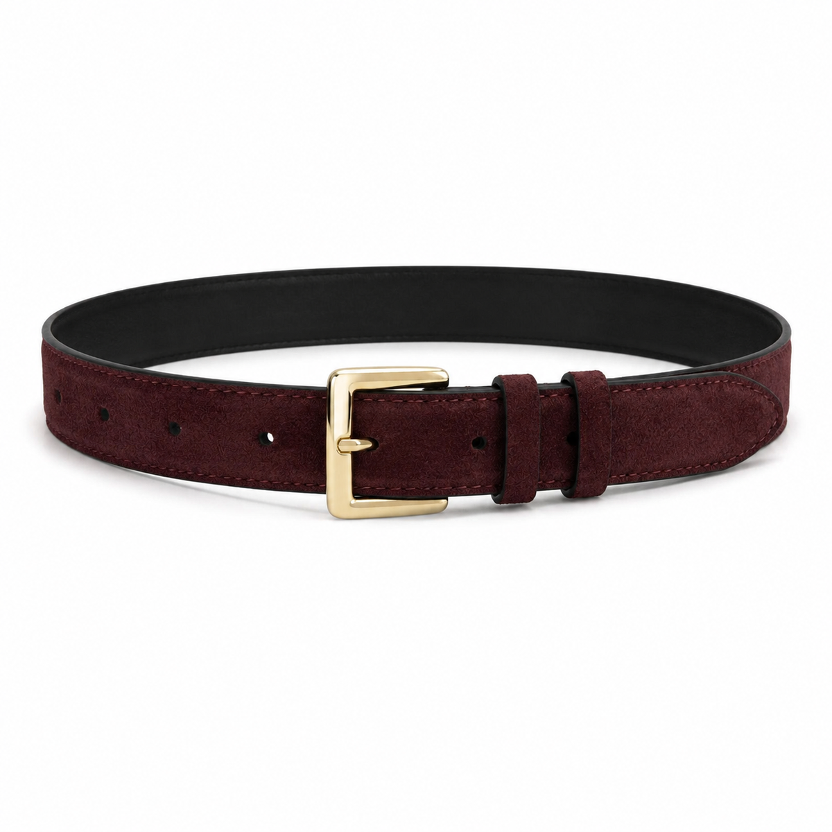 Riri Belt - Bordo Süet