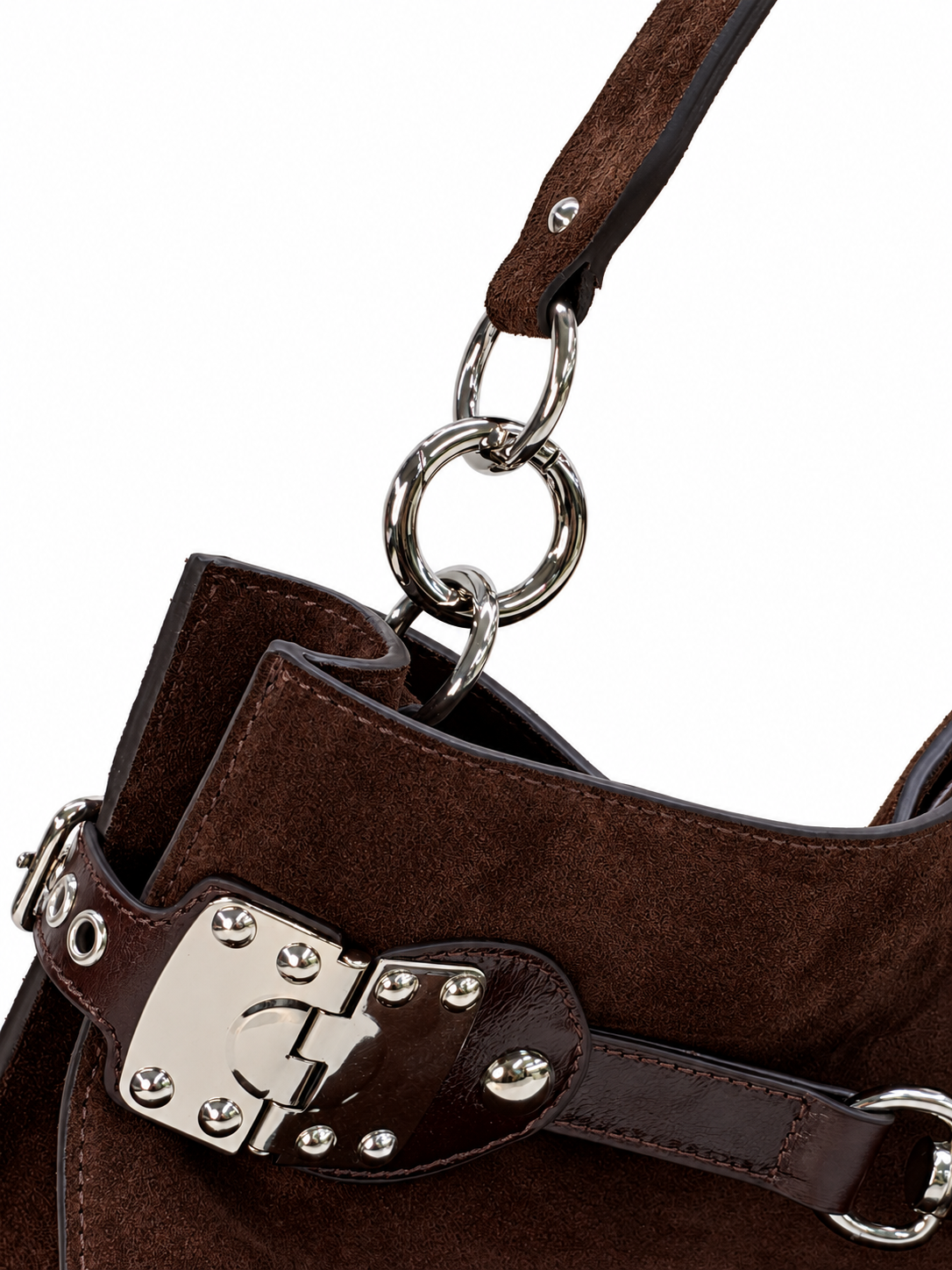 Trapper brown suede