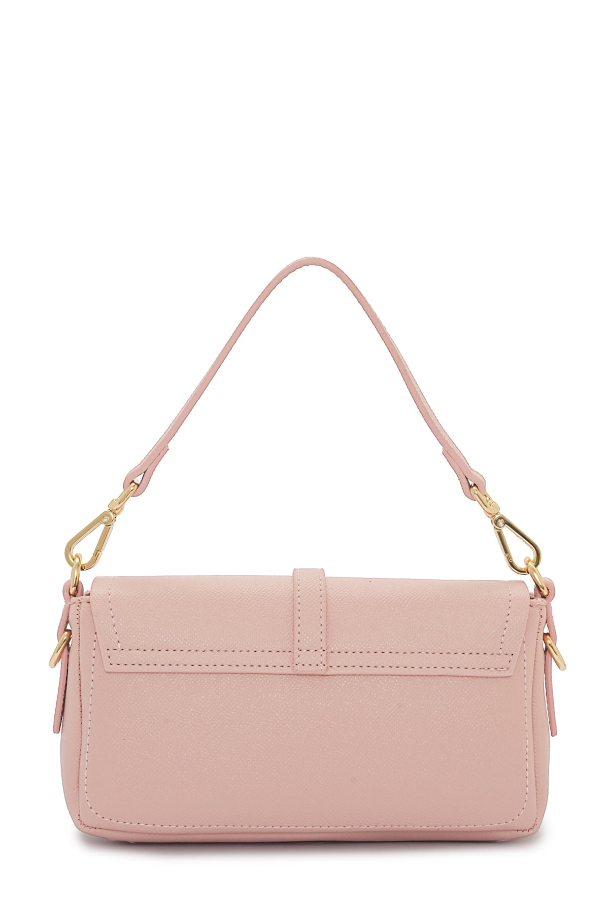 Stella - Pink Vegan Leather Mini Shoulder Bag