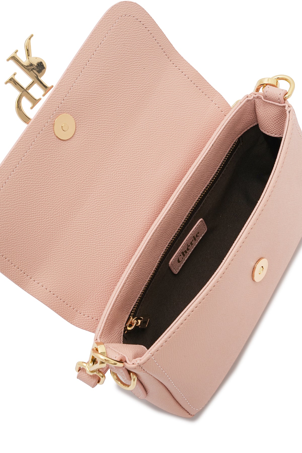 Stella - Pink Vegan Leather Mini Shoulder Bag
