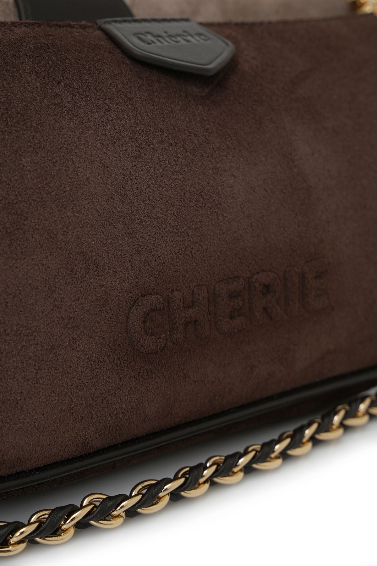 Lovita suede taupe/brown