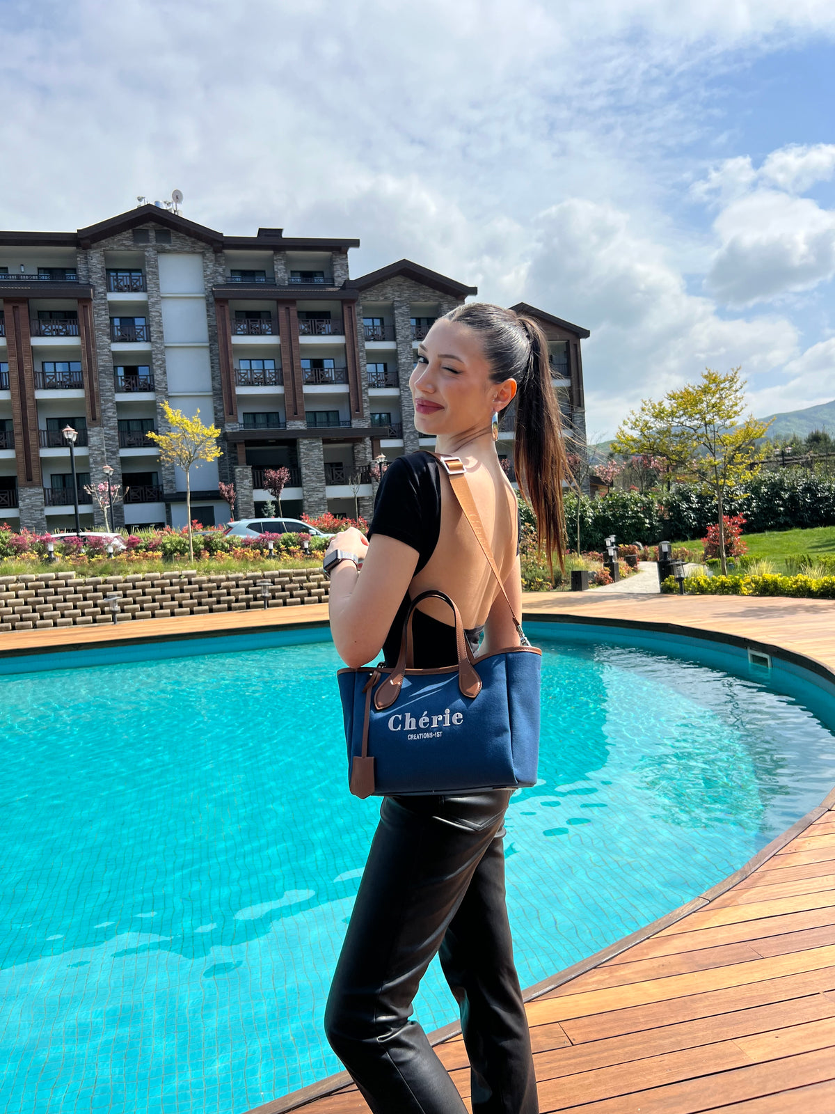 Rachel Canvas Medium jean blue