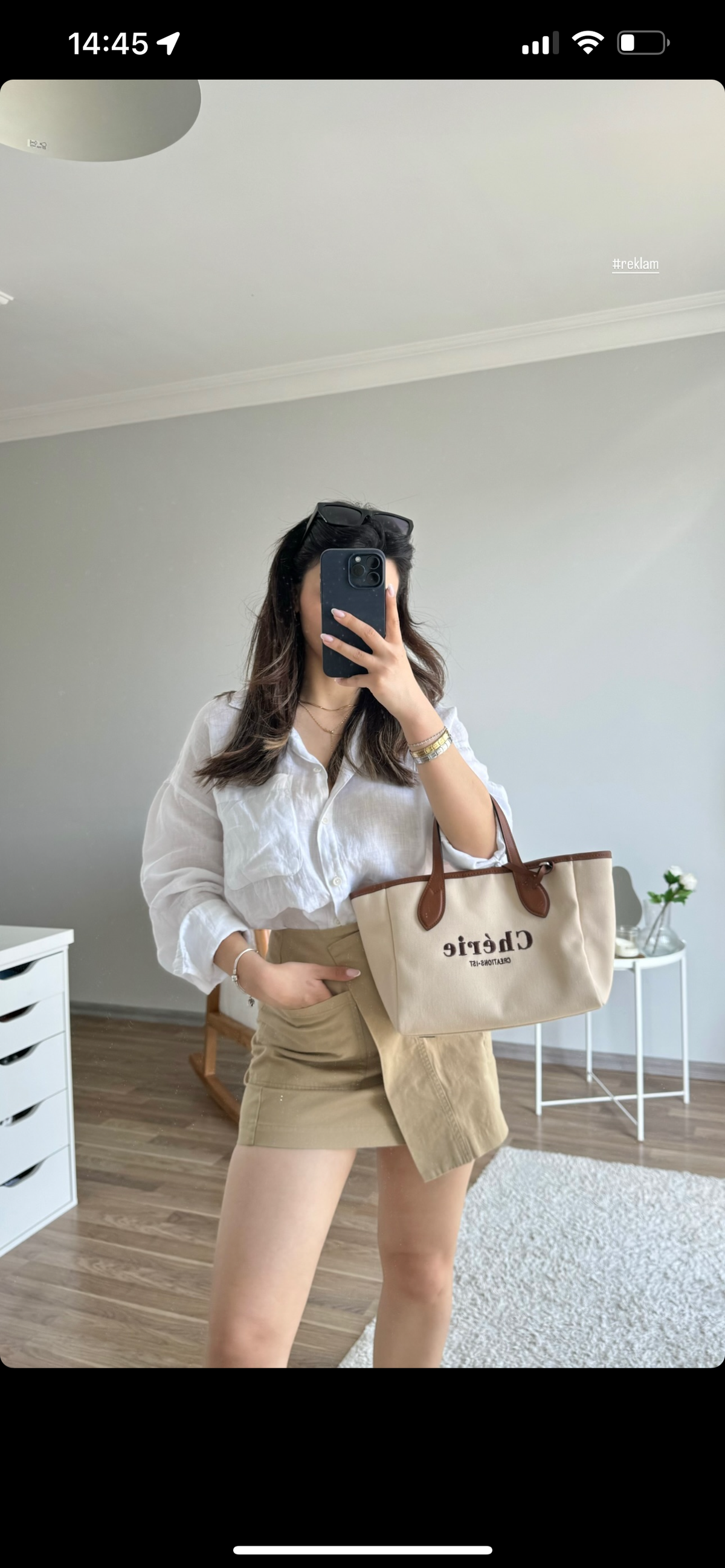 Rachel Canvas Medium bej