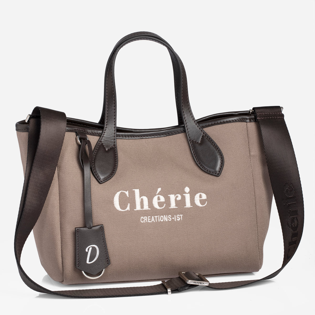 Rachel Canvas Medium coffee noir