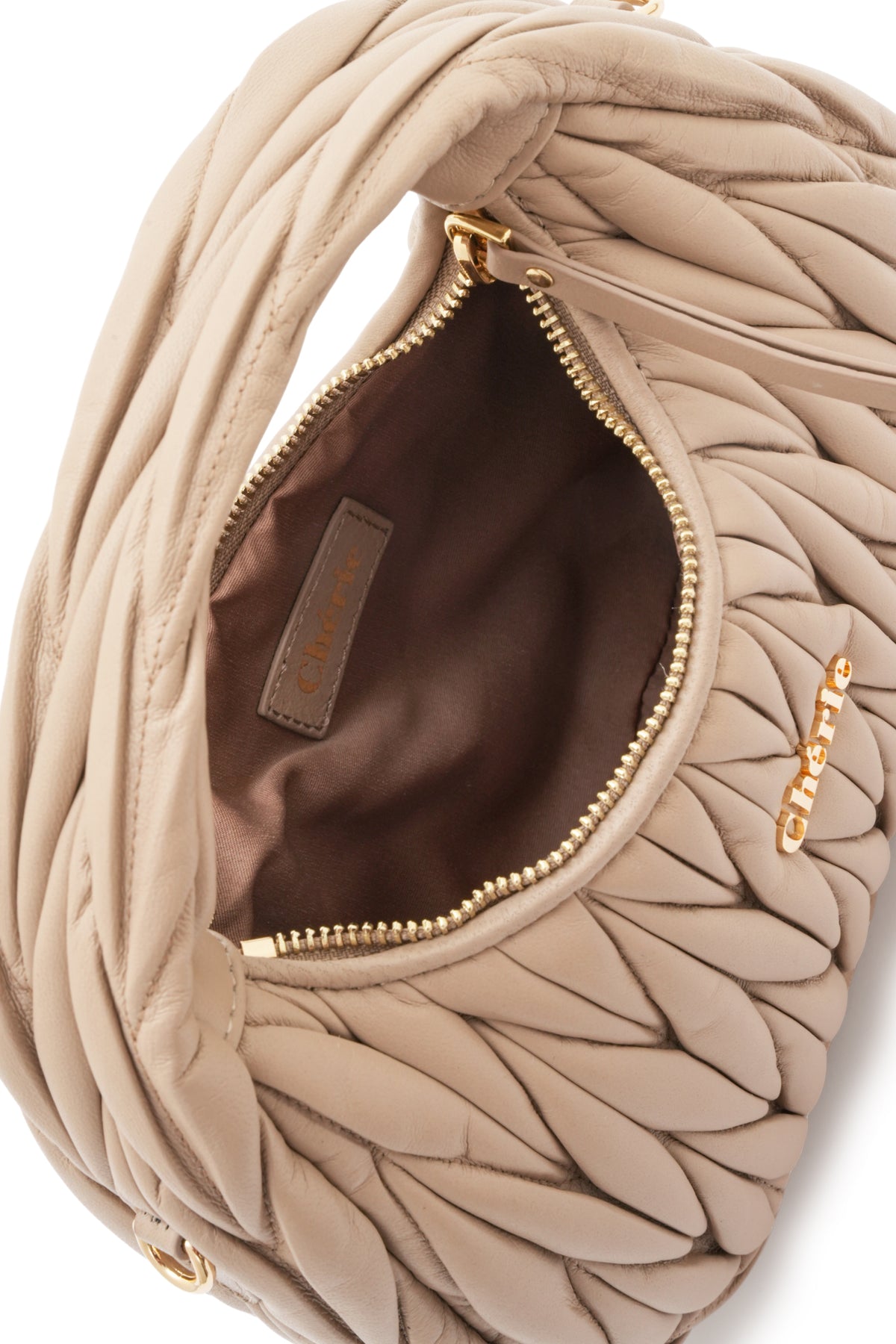 Phoebe leather taupe