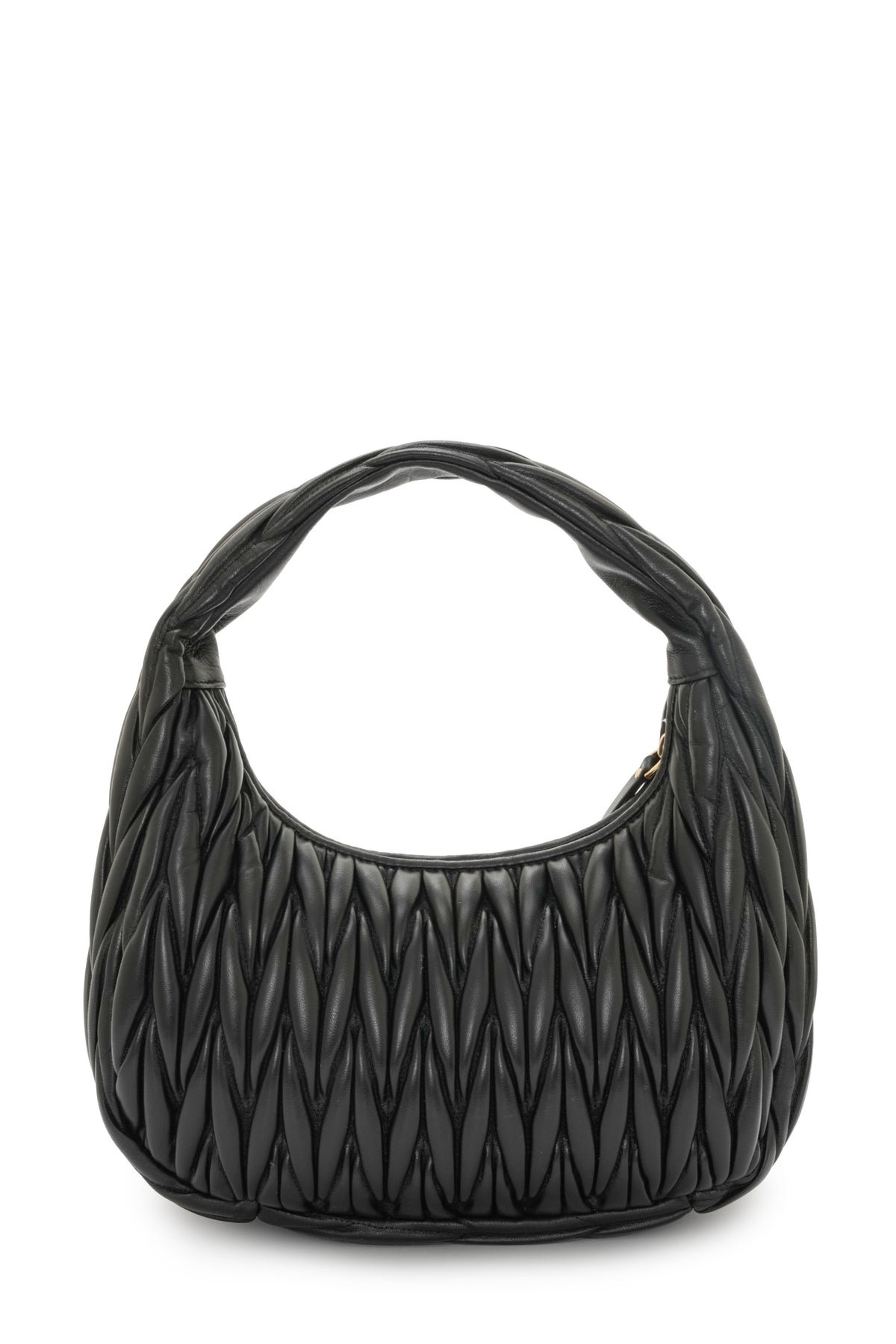 Phoebe leather large black