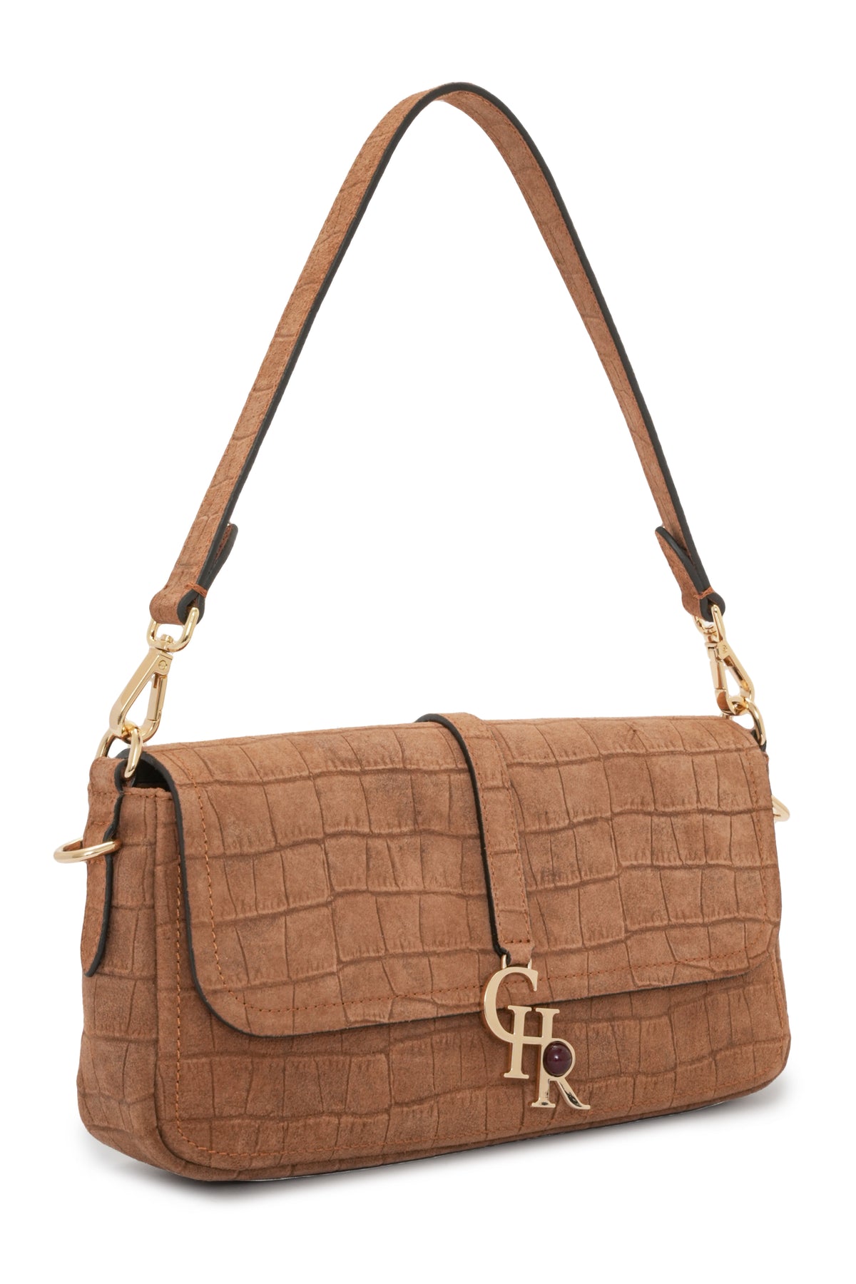 Stella - Tan Croc Suede | Medium