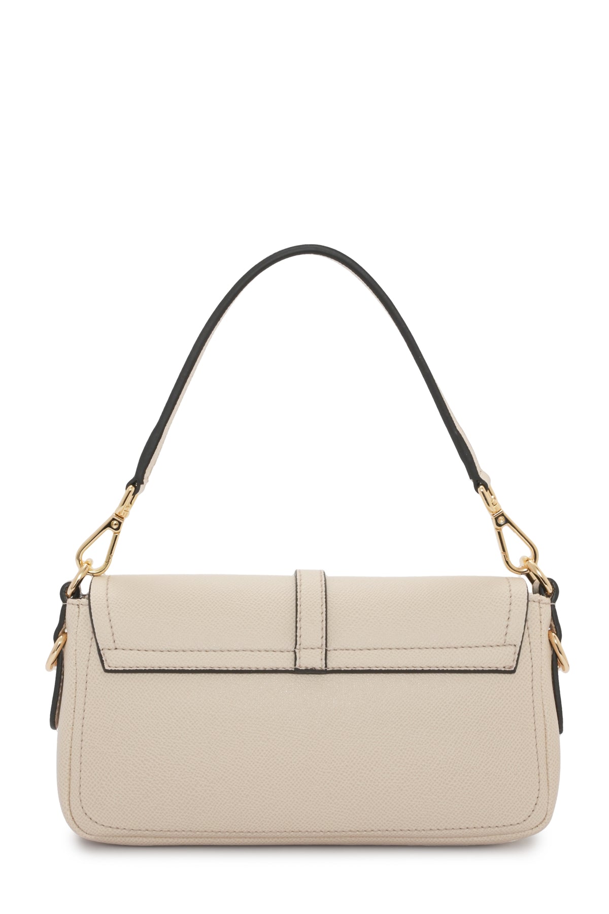 Stella - Beige Vegan Leather Mini Shoulder Bag