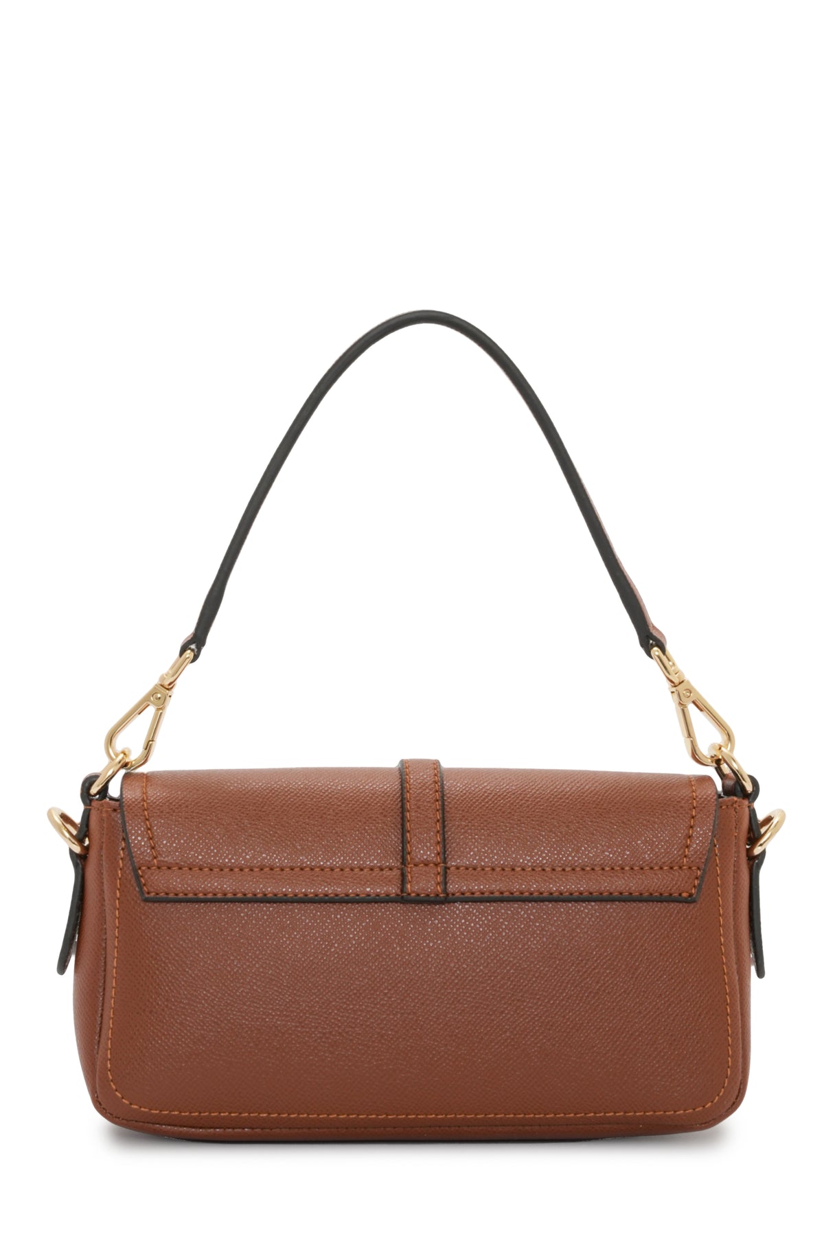 Stella - Tan Vegan Leather Mini Shoulder Bag