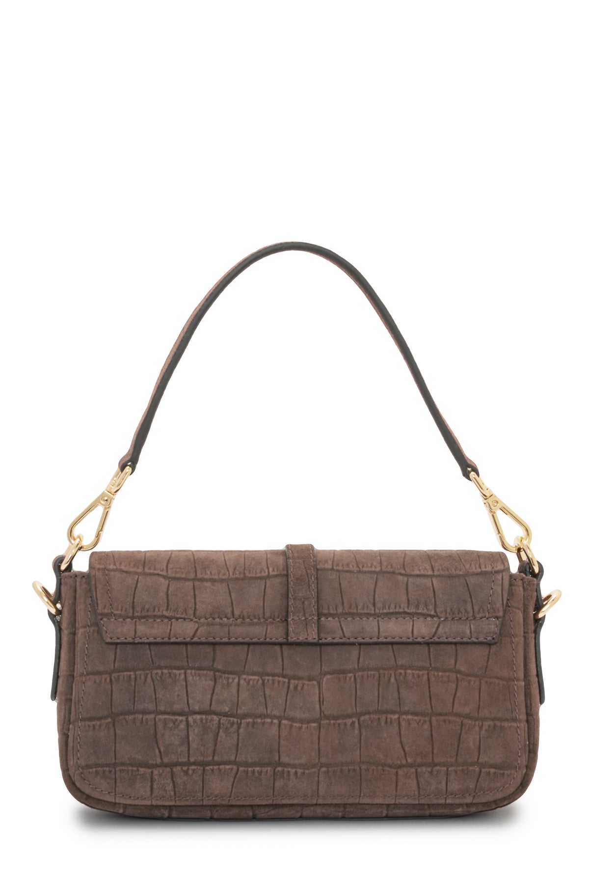 Stella - Brown Croc Suede | Mini