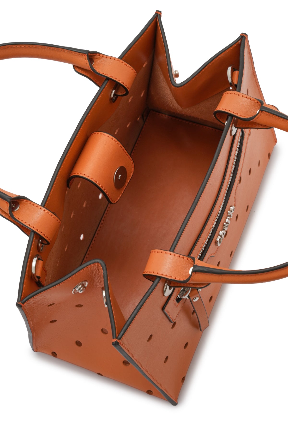 Paris - Orange Leather Mini