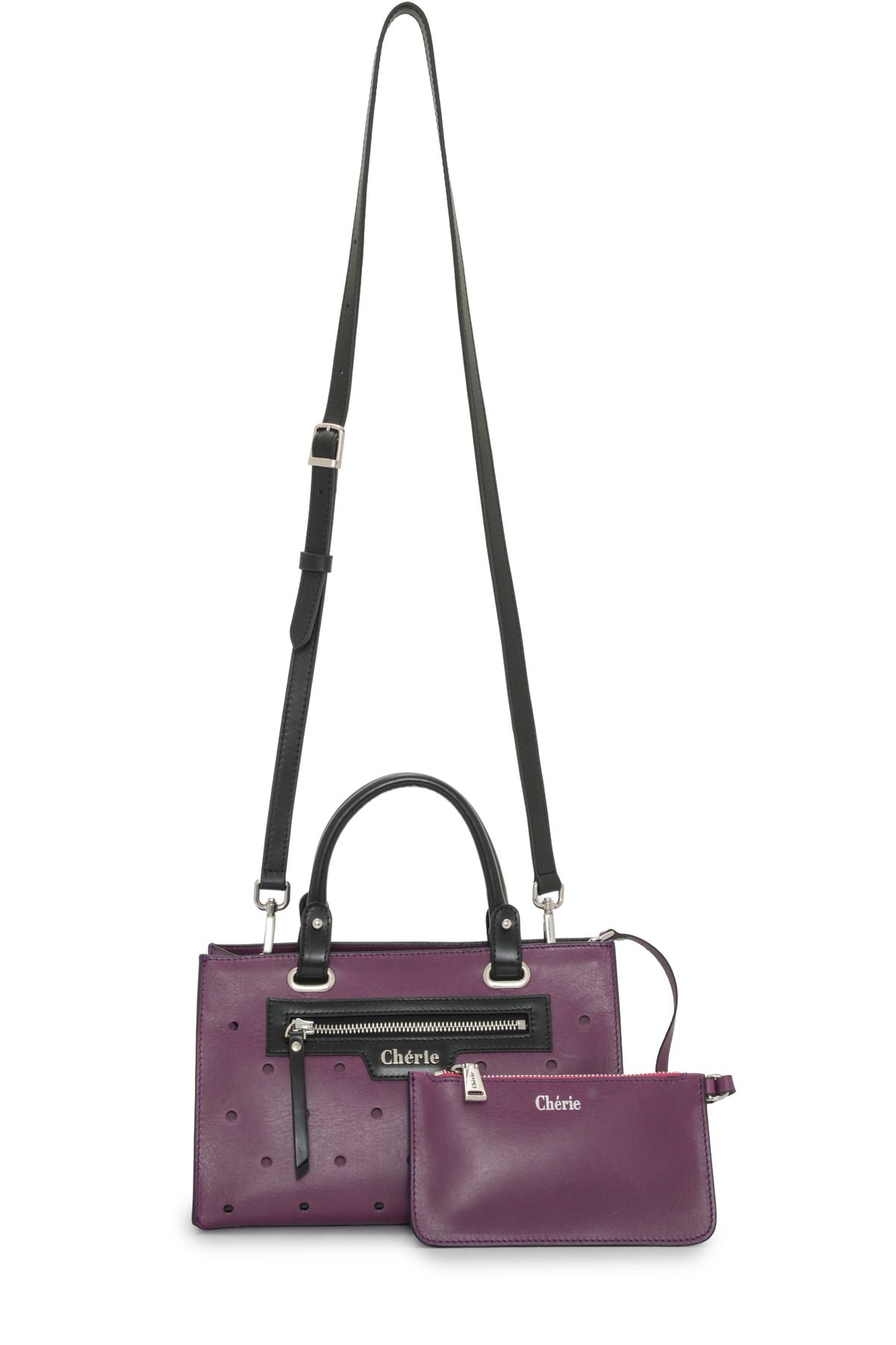 Paris - Purple Leather Mini