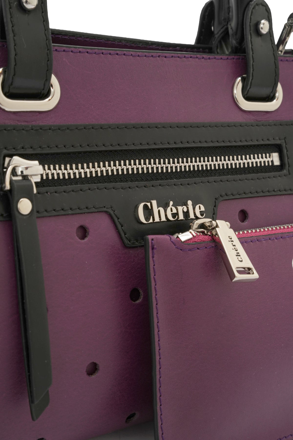 Paris - Purple Leather Mini
