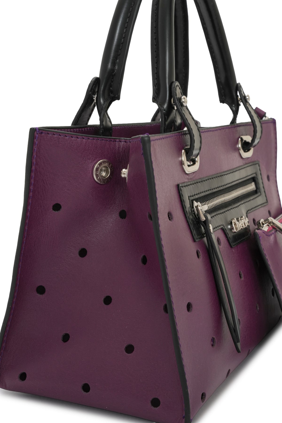 Paris - Purple Leather Mini