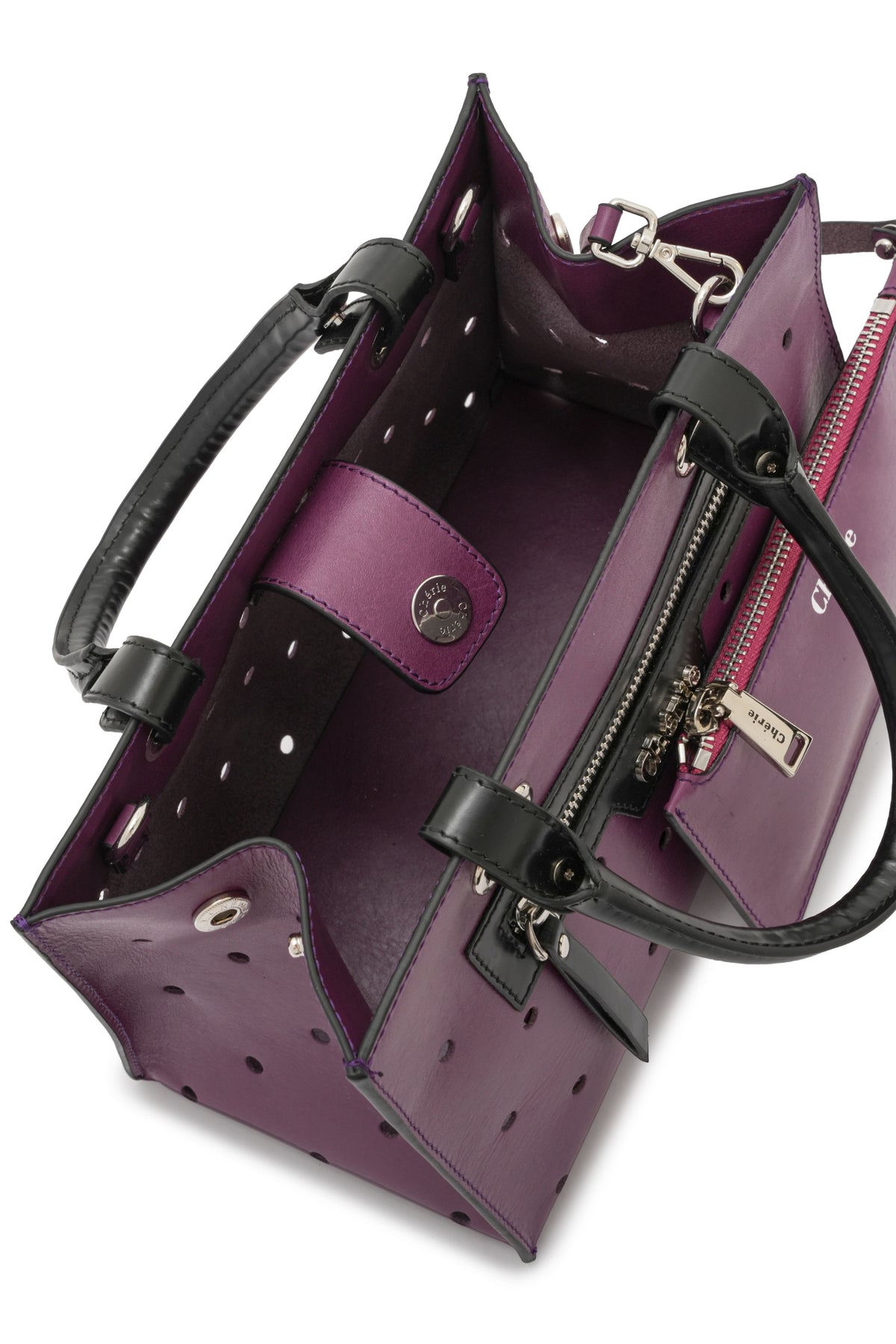 Paris - Purple Leather Mini