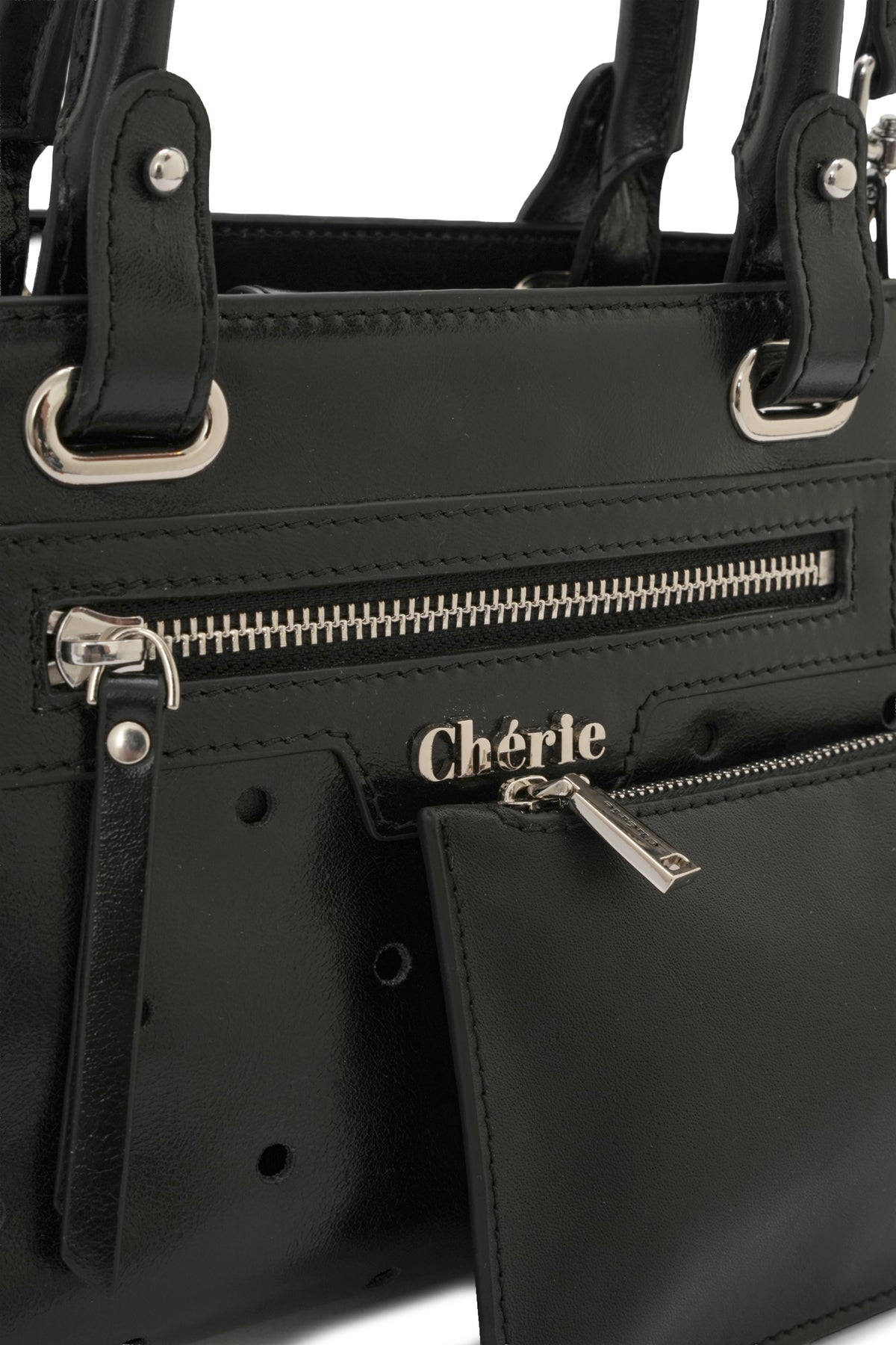 Paris - Black Leather Mini