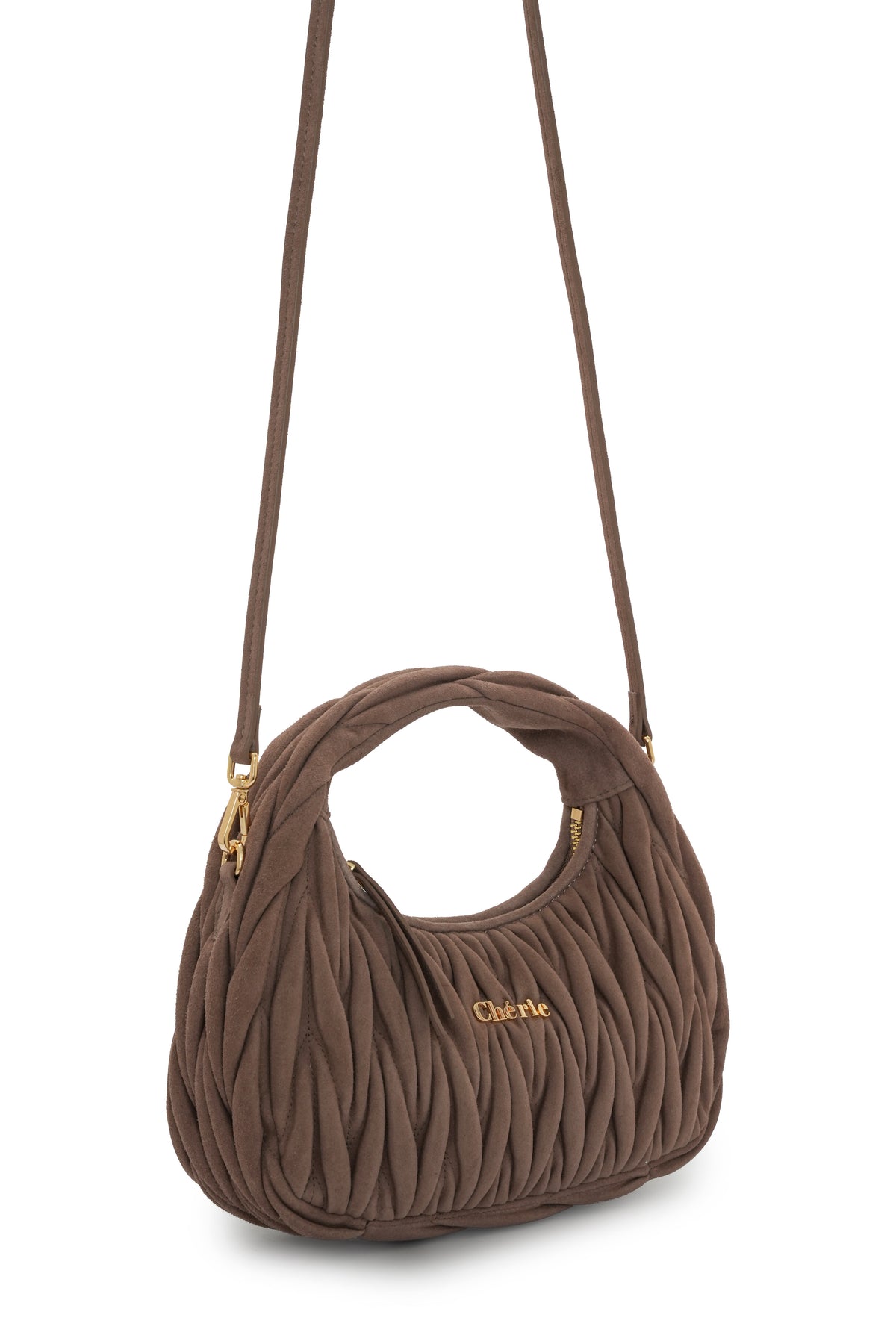 Phoebe suede taupe