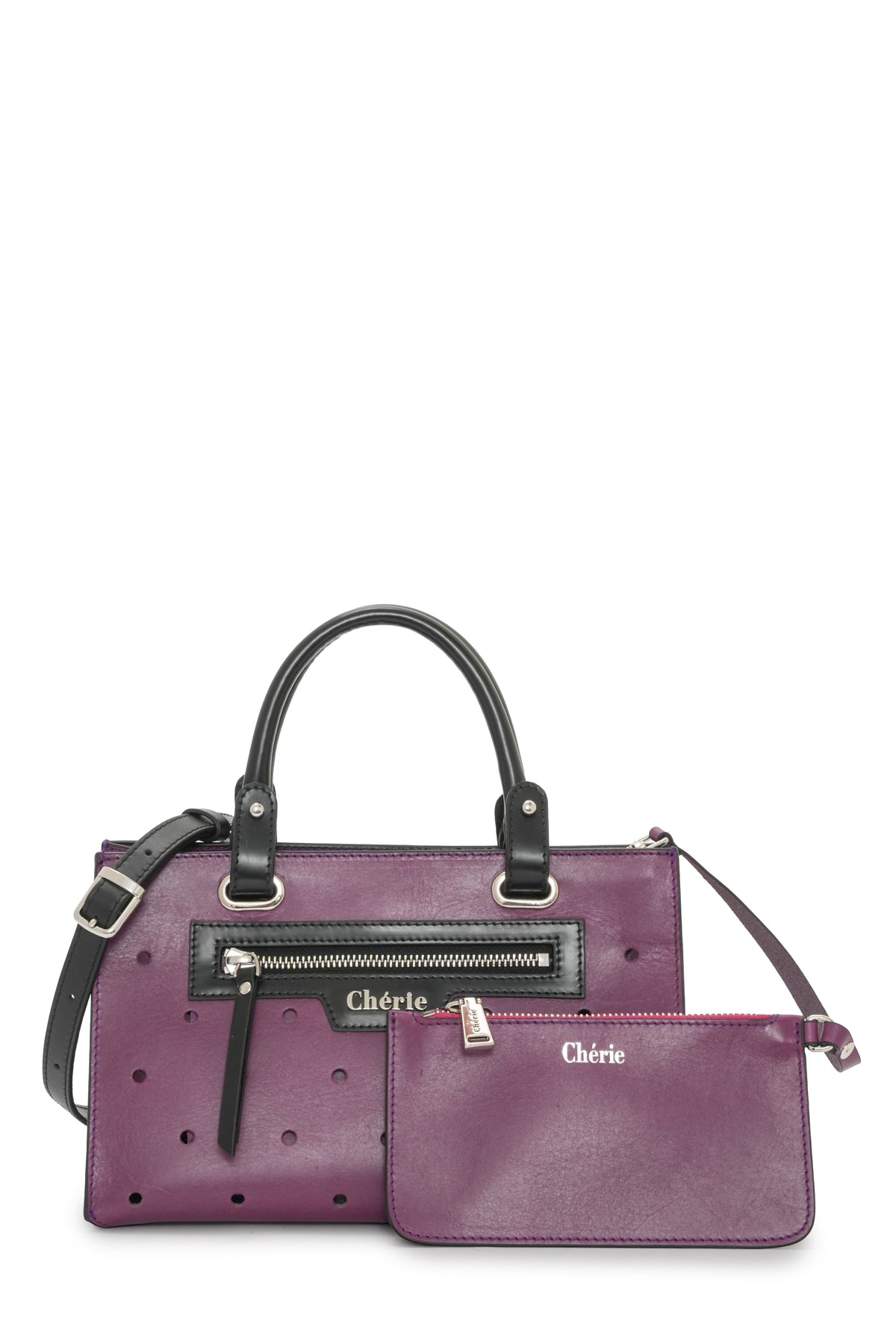 Paris - Purple Leather Mini