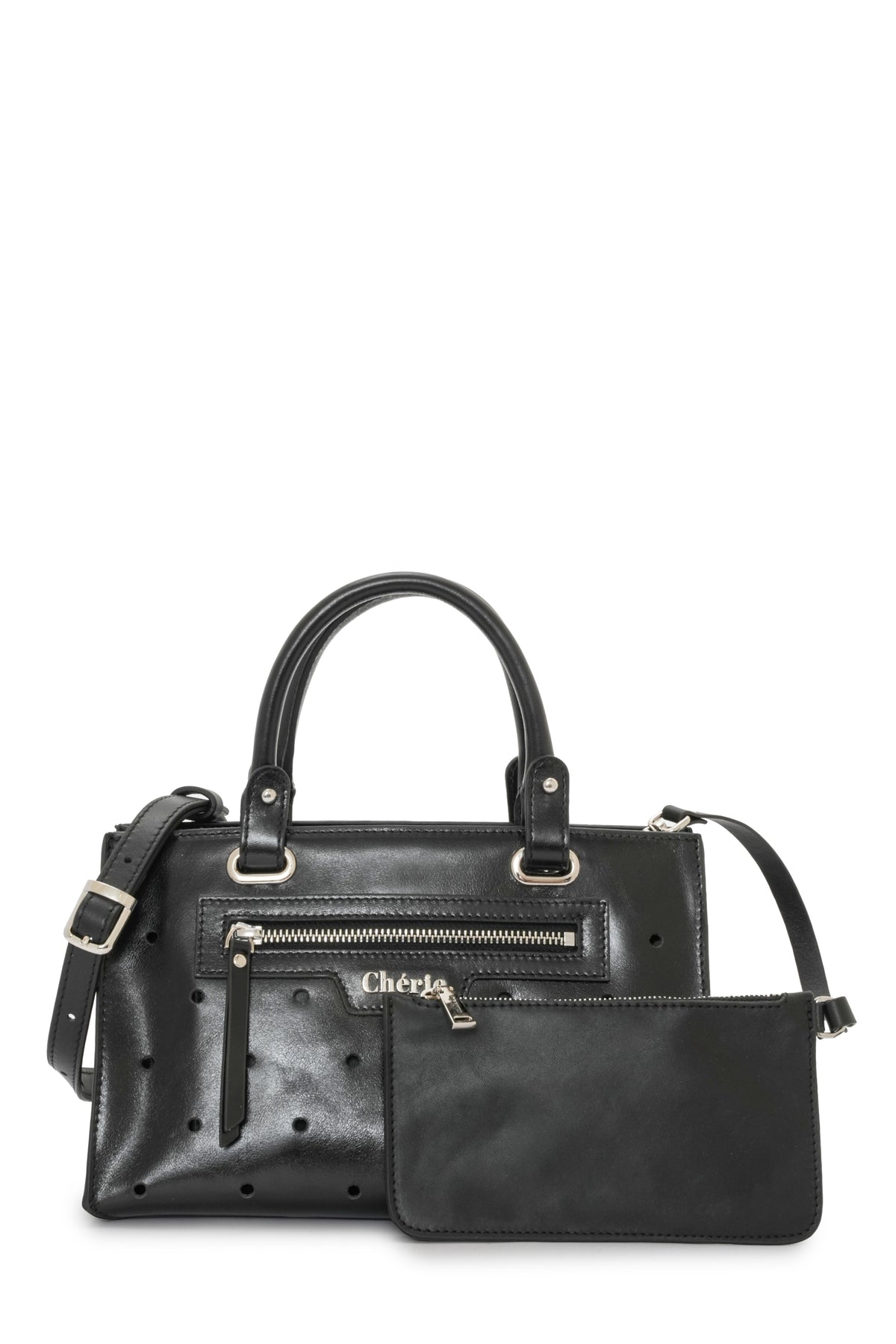 Paris - Black Leather Mini