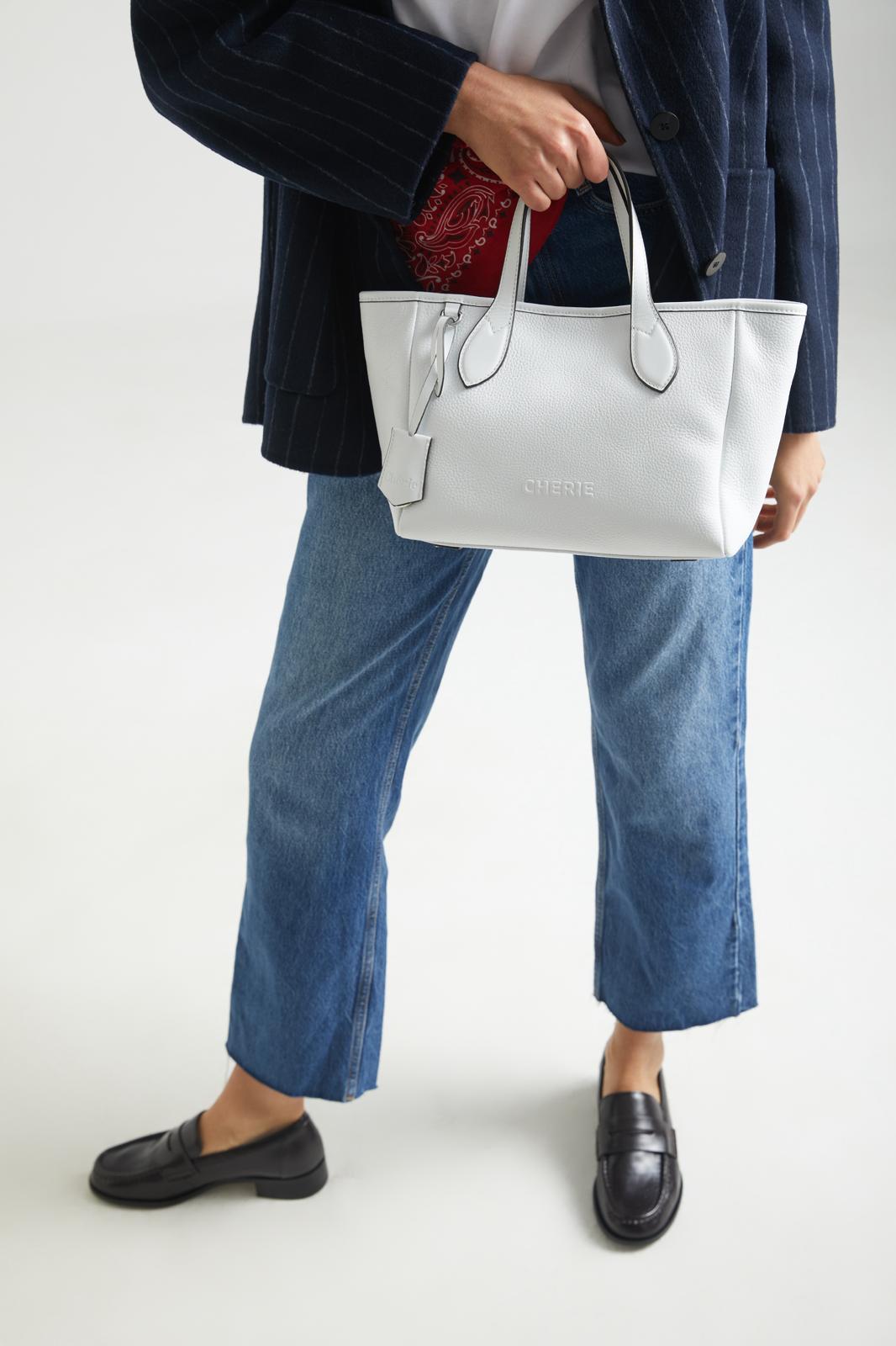 Rachel White Leather