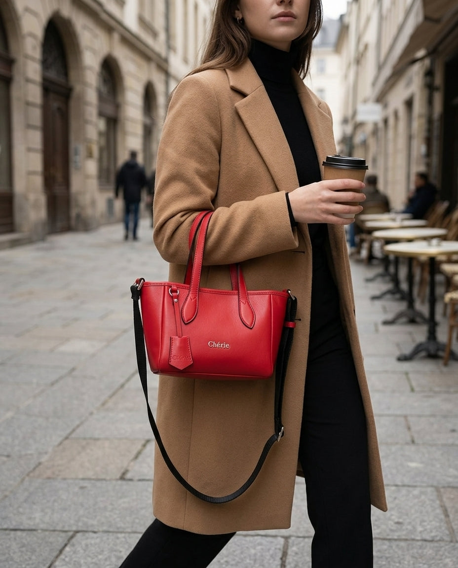 Rachel Baby Red Leather - model
