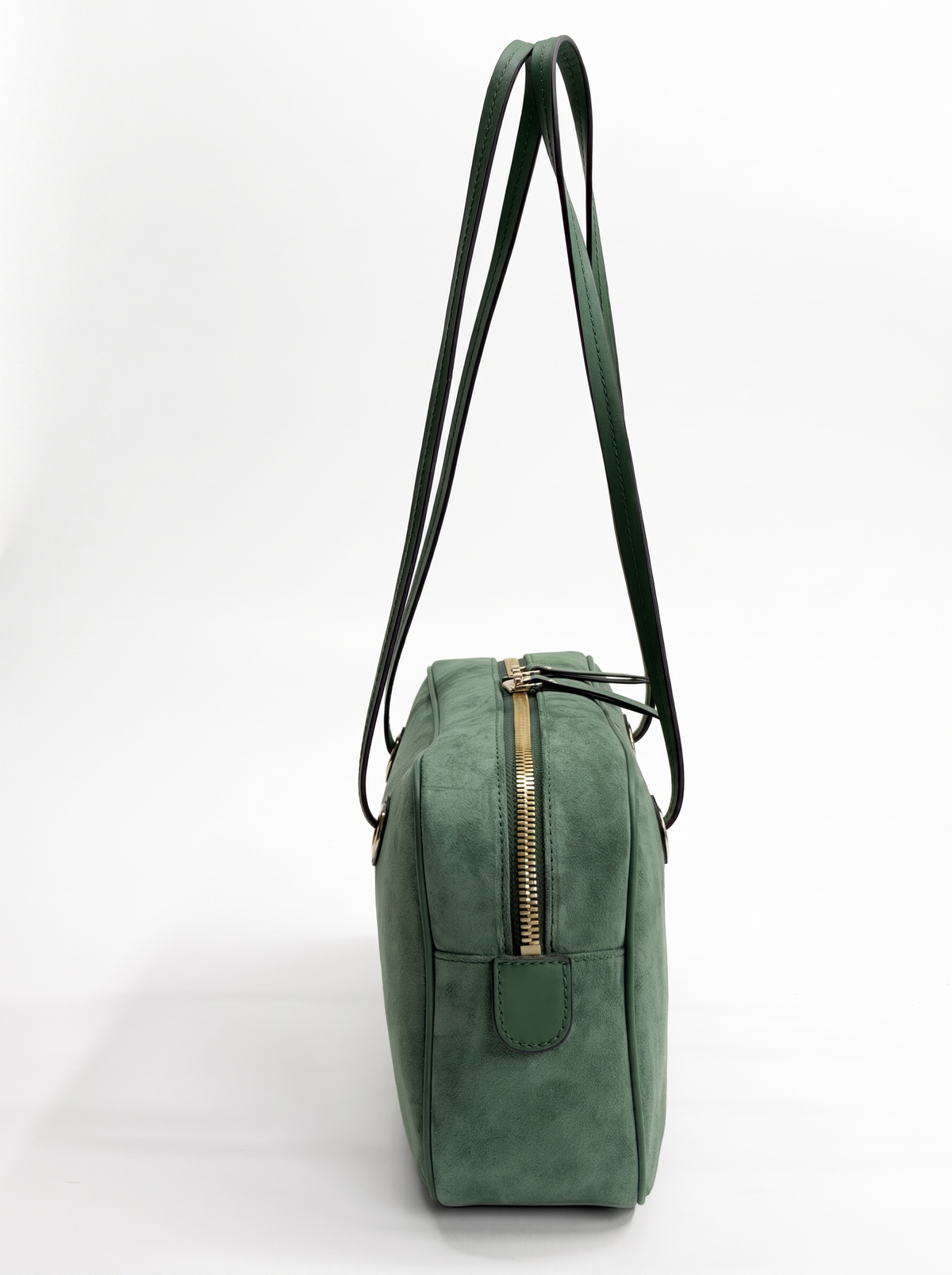 HEIDI - GREEN SUEDE