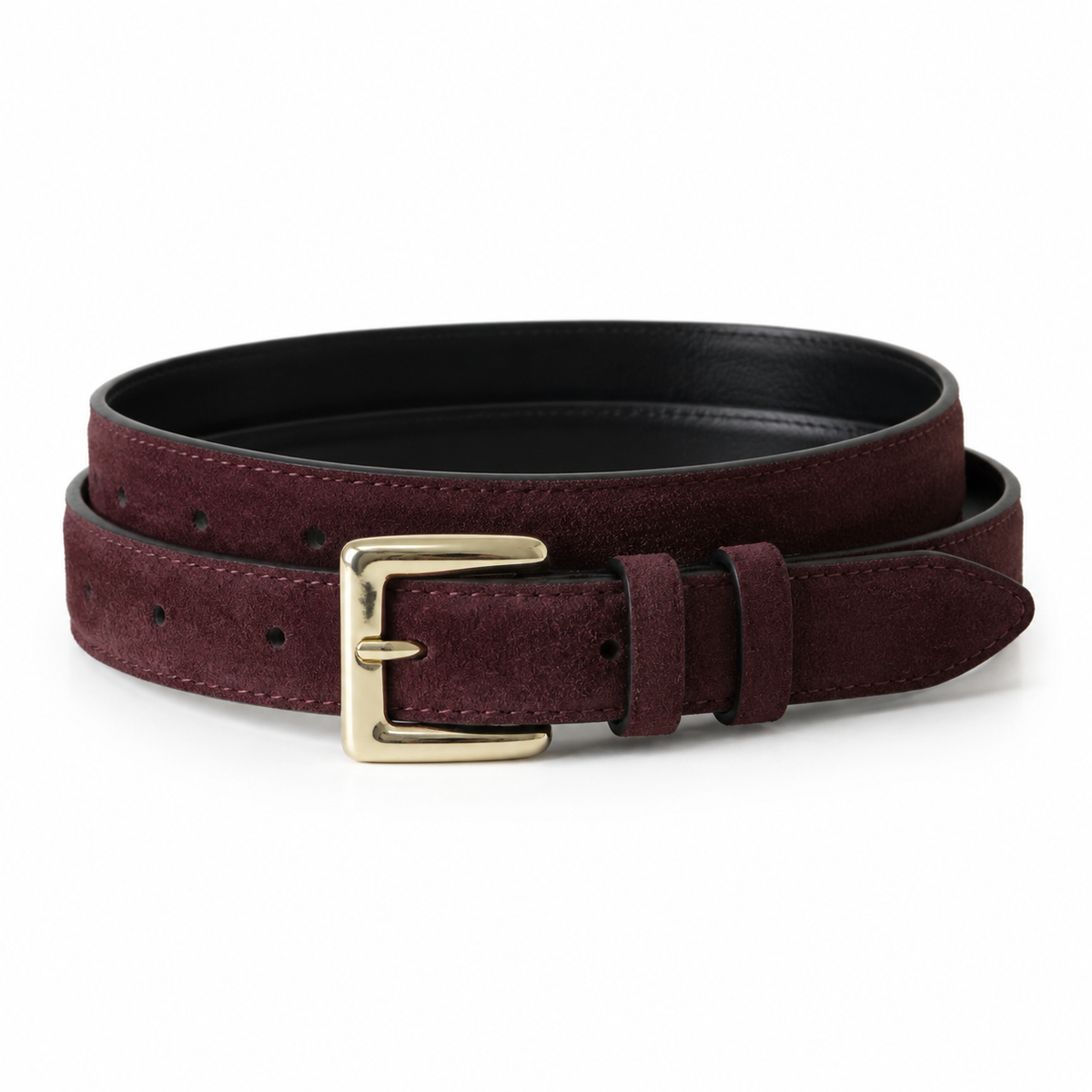 Riri Belt - Bordo Süet
