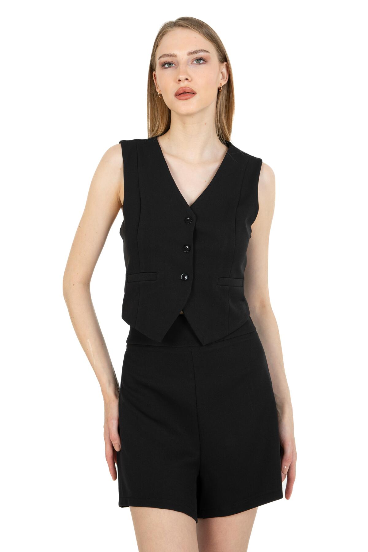 Riva Blazer Yelek Şort Takım