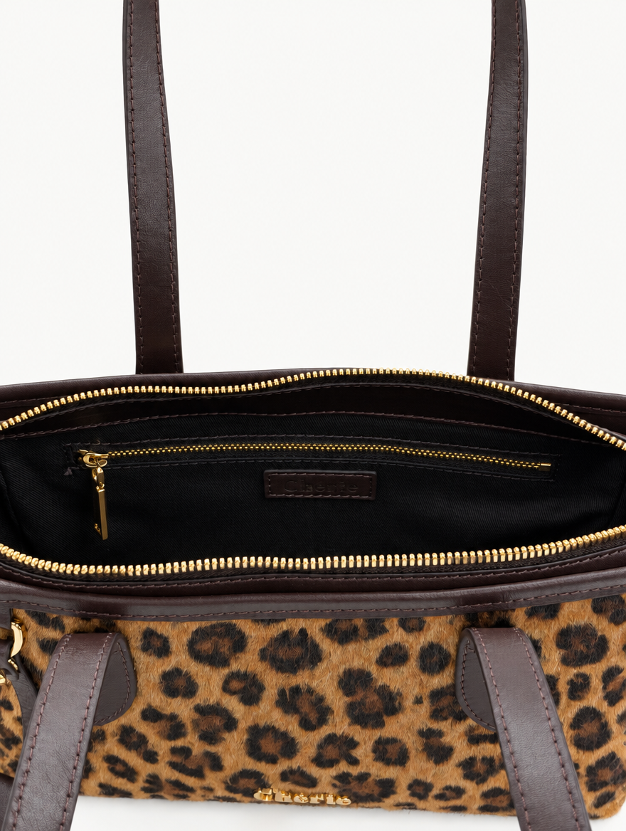 RACHEL SHOULDER - Leopard dark