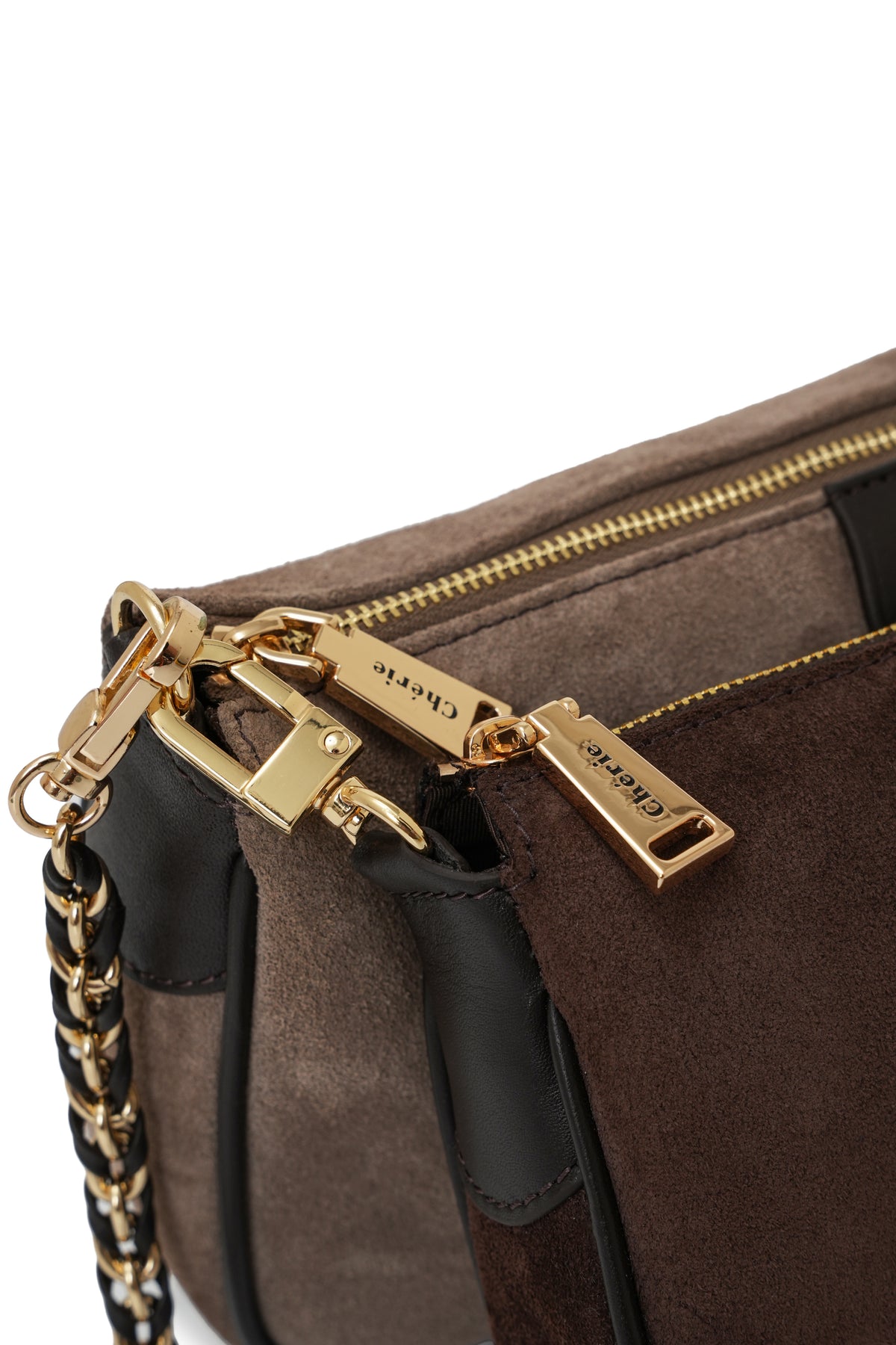 Lovita suede taupe/brown