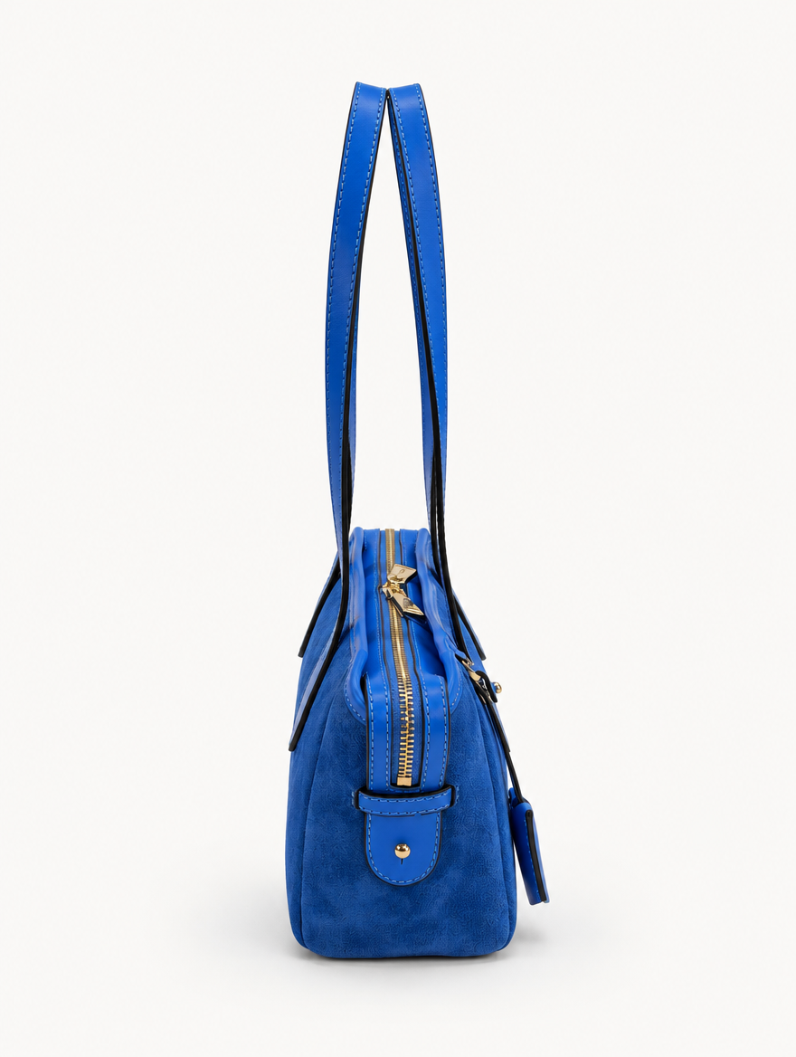 RACHEL SHOULDER - BLUE SUEDE