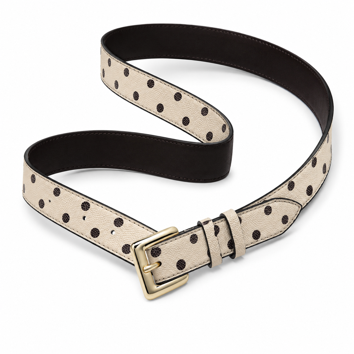 Riri Belt - Bej Puantiye