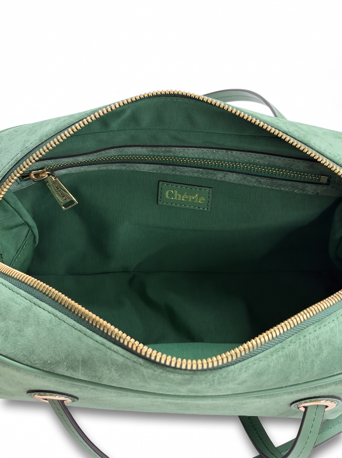 HEIDI - GREEN SUEDE
