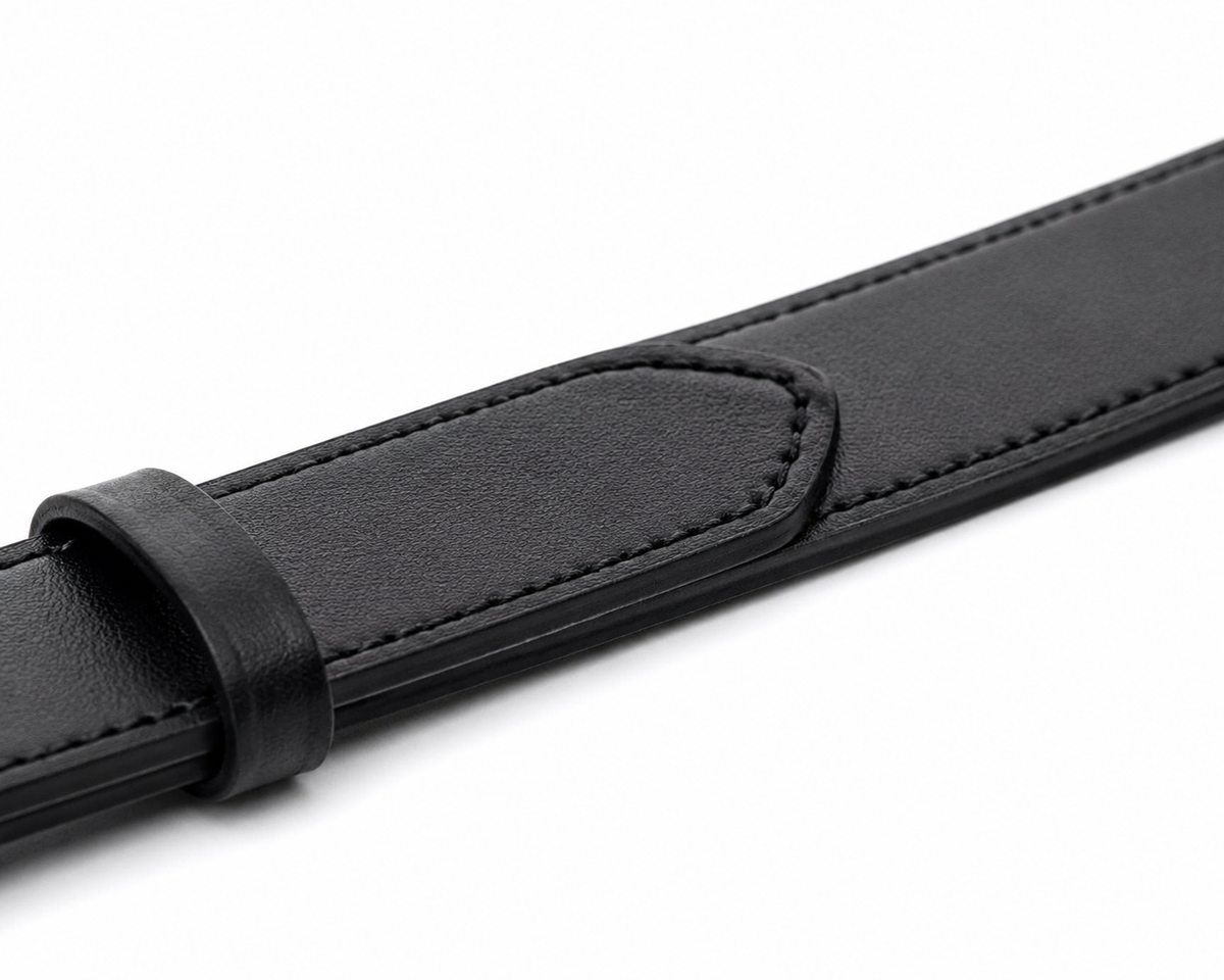 Serena Belt - Siyah Deri