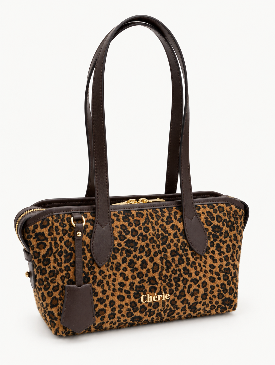 RACHEL SHOULDER - Leopard dark