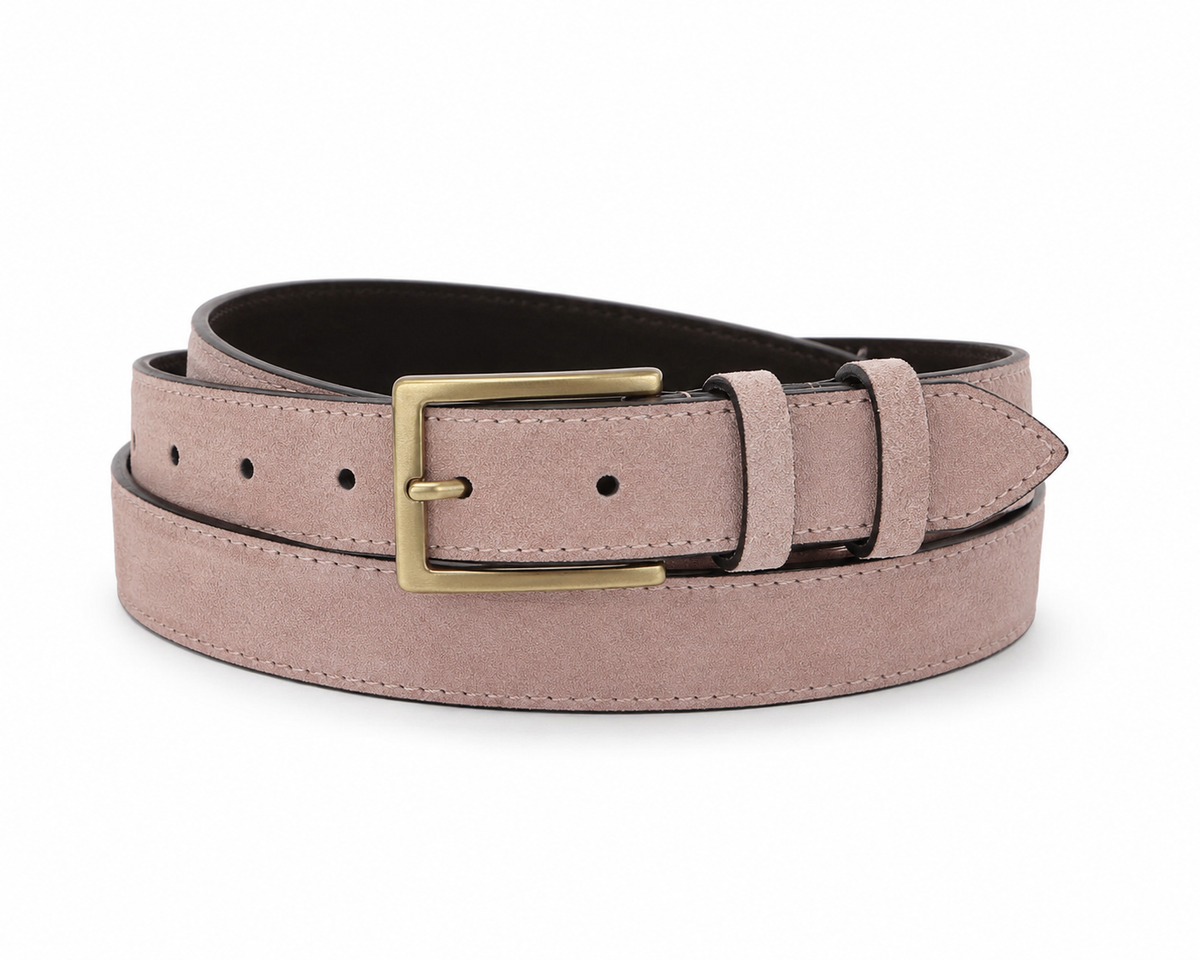 Athena Belt - Baby Pudra Süet