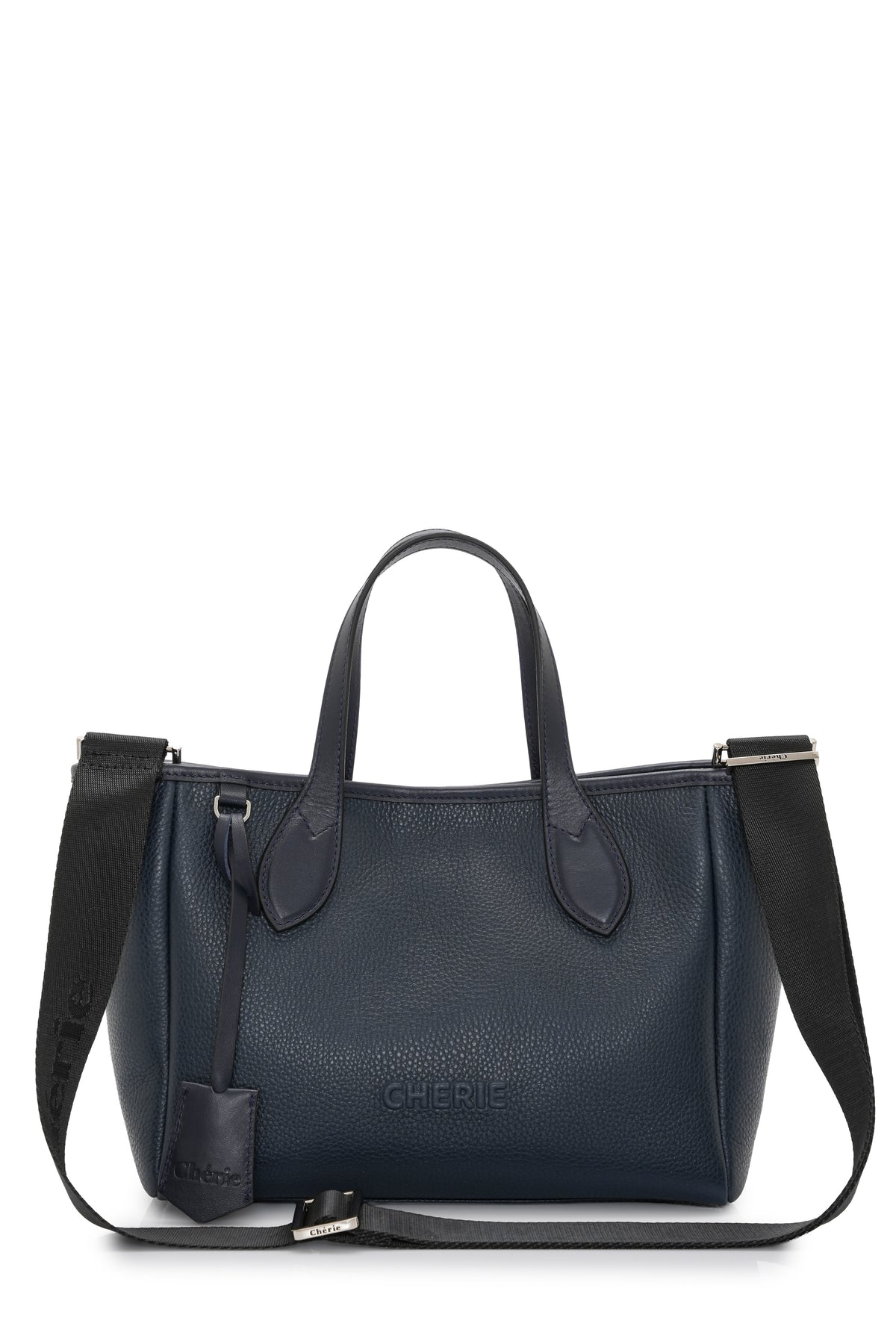 Rachel  Navy Blue Leather