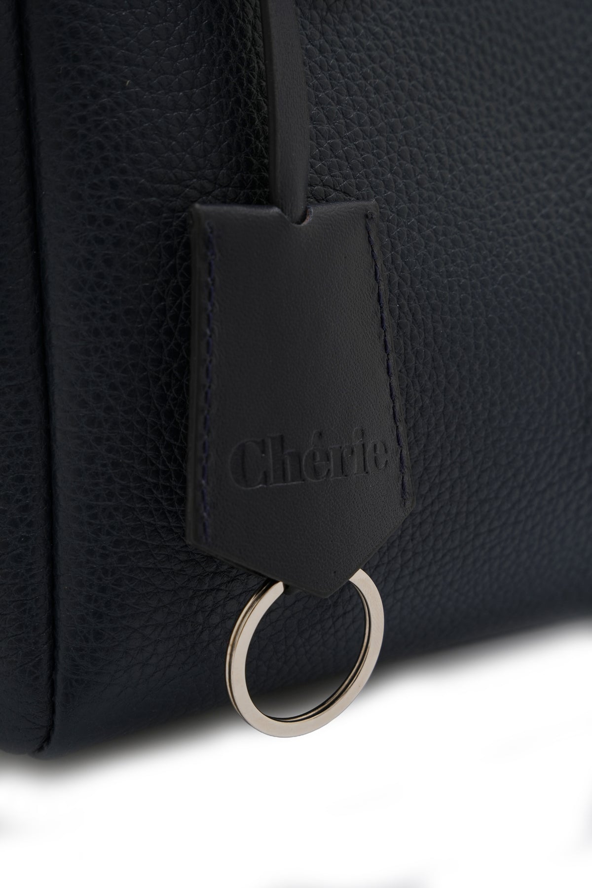 Rachel  Navy Blue Leather