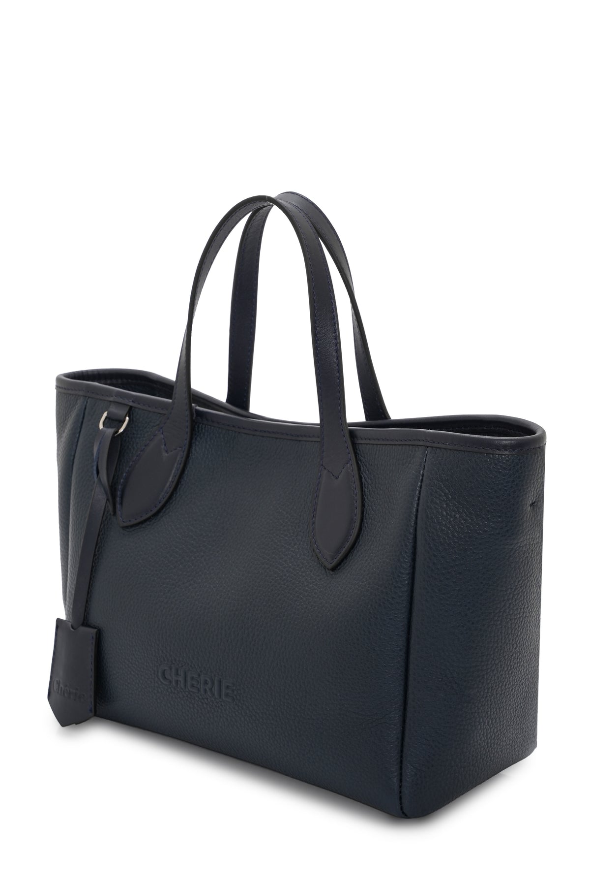 Rachel  Navy Blue Leather