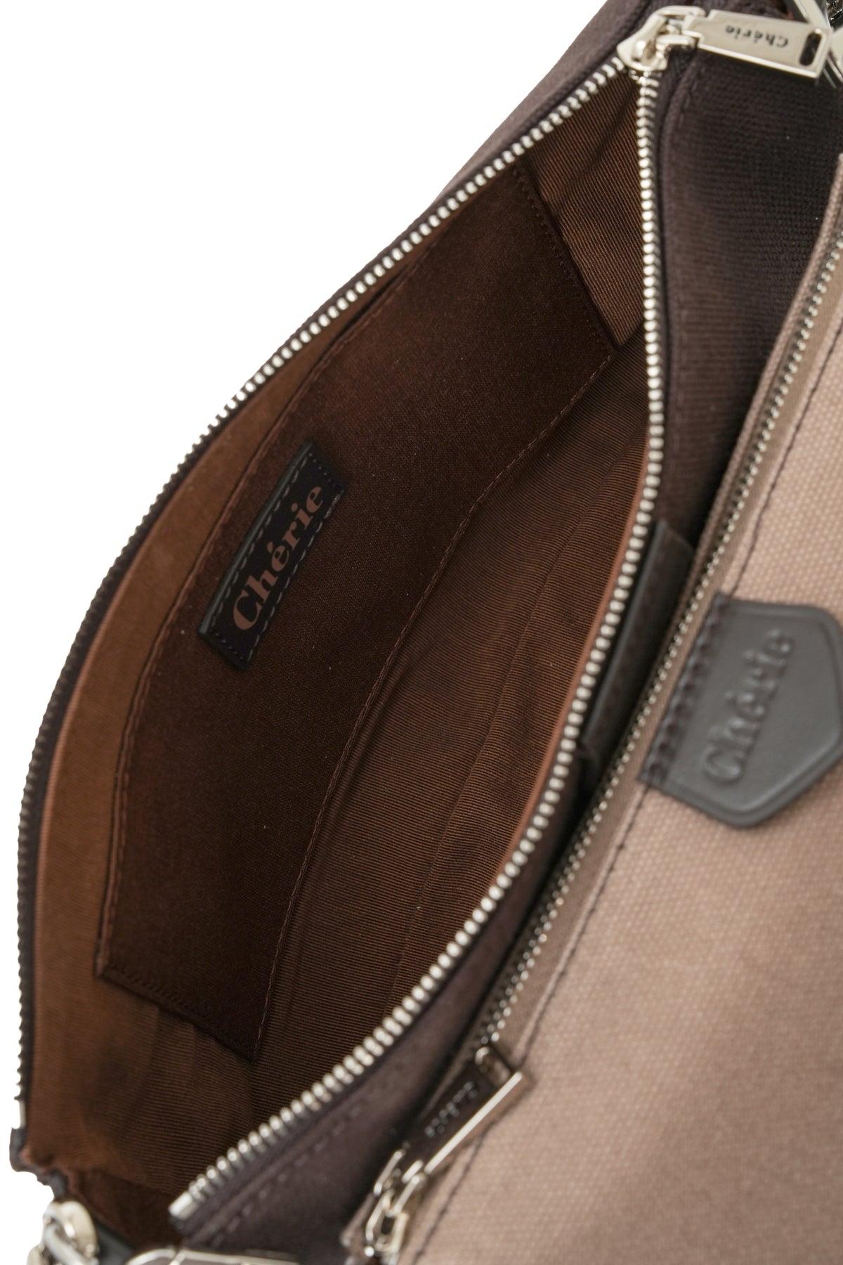 Lovita Canvas Brown-Taupe