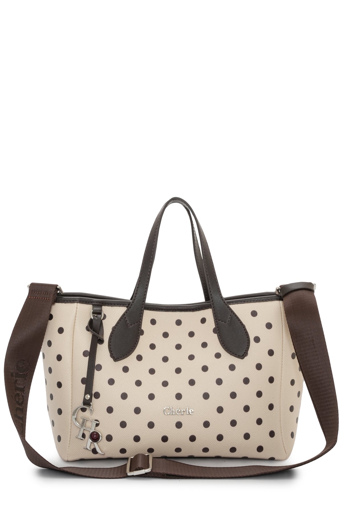 Rachel Beige | Medium - Vegan leather